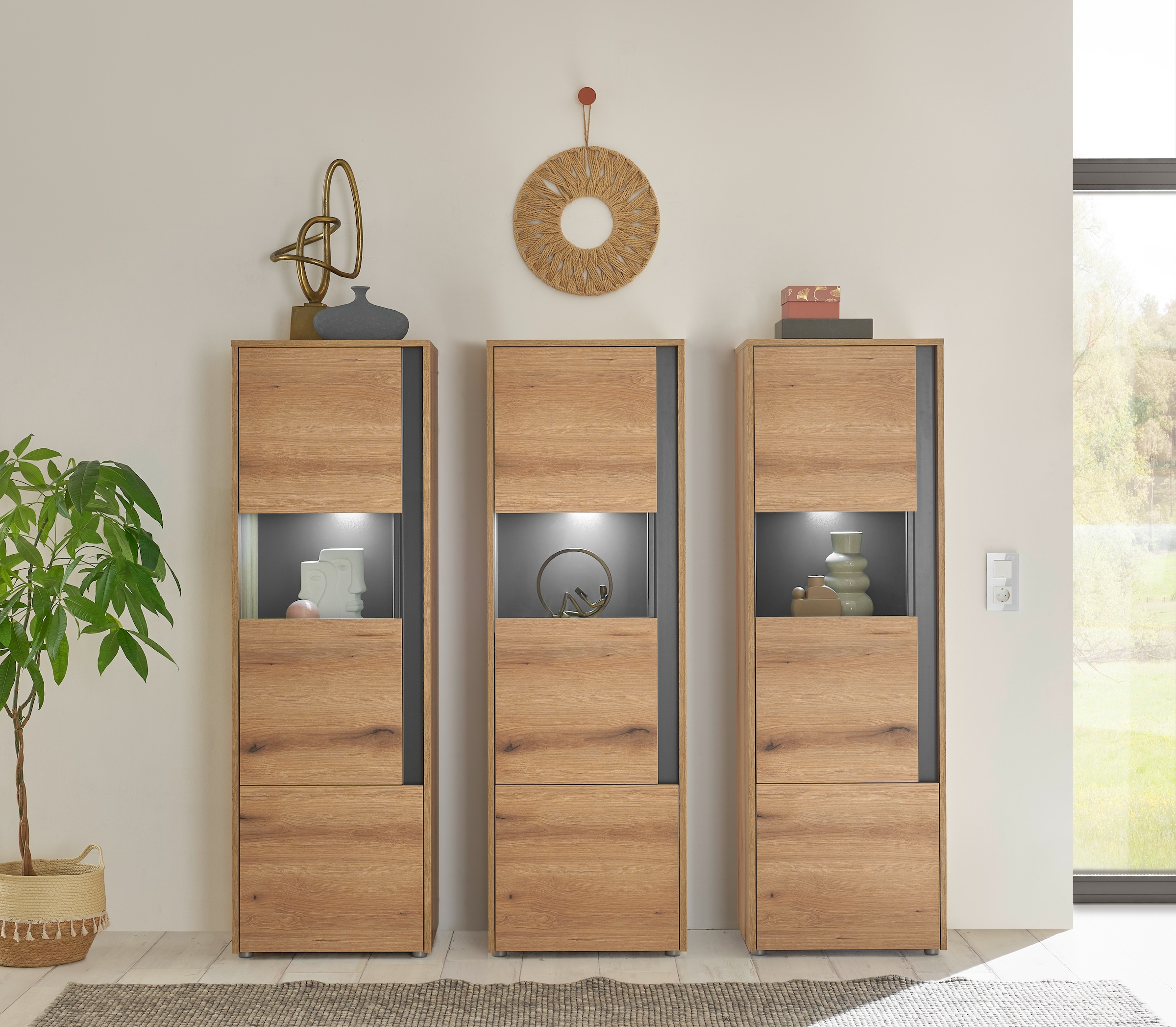 INOSIGN Wohnwand "City/Giron, moderne Anbauwand, Komplettset in vielen Farb günstig online kaufen