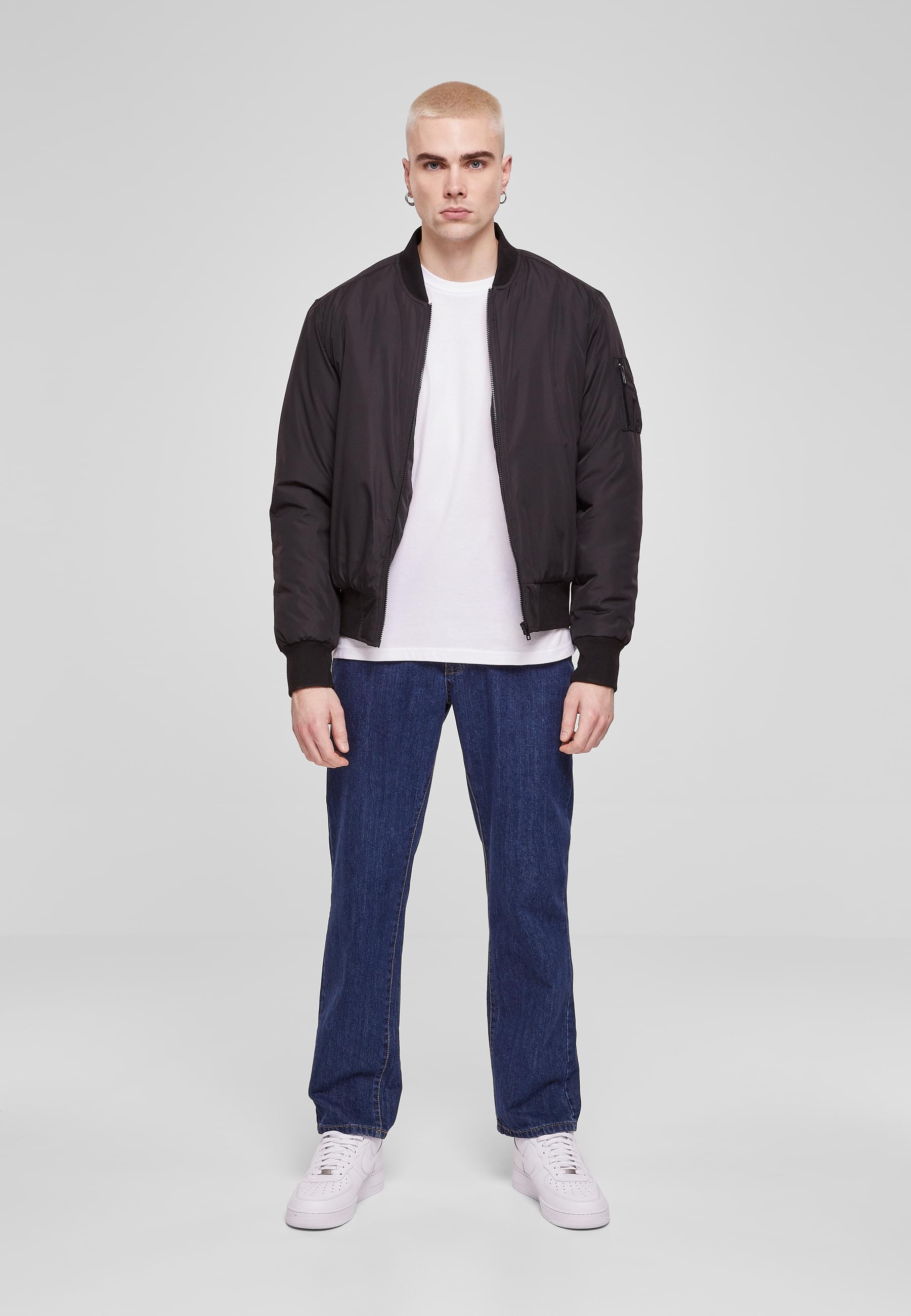 URBAN CLASSICS Allwetterjacke »Urban Classics Herren Recyclet Basic Bomber Jacket«, (1 St.), ohne Kapuze