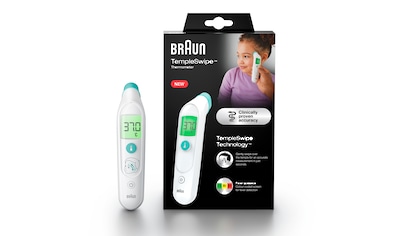 Braun Fieberthermometer »TempleSwipe™ Stirn-Thermometer BST200WE«, Kinische... kaufen