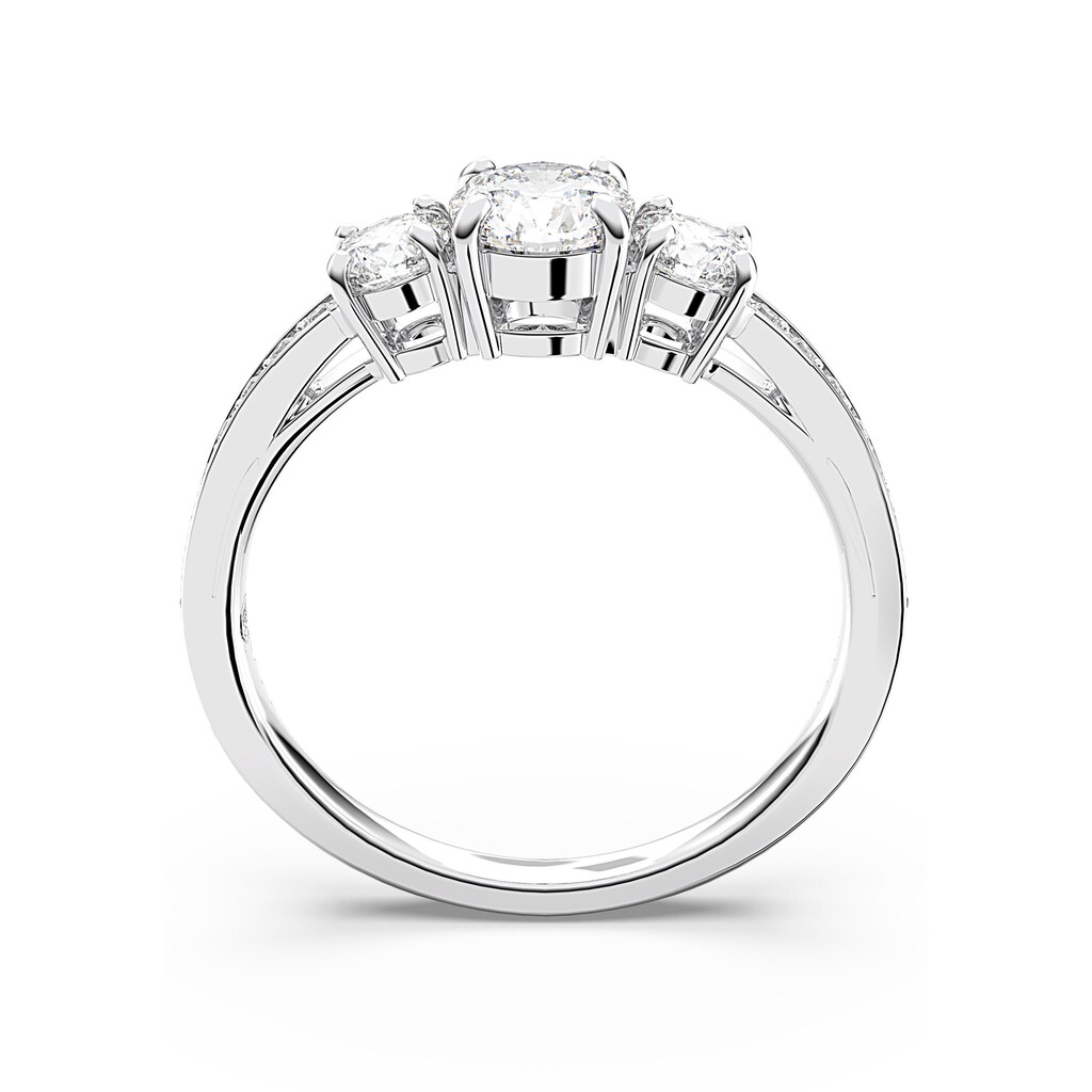 Swarovski Fingerring »Attract Trilogy, Gemischte Rundschliffe, 5656289/-90/-91/-92, 5655713«