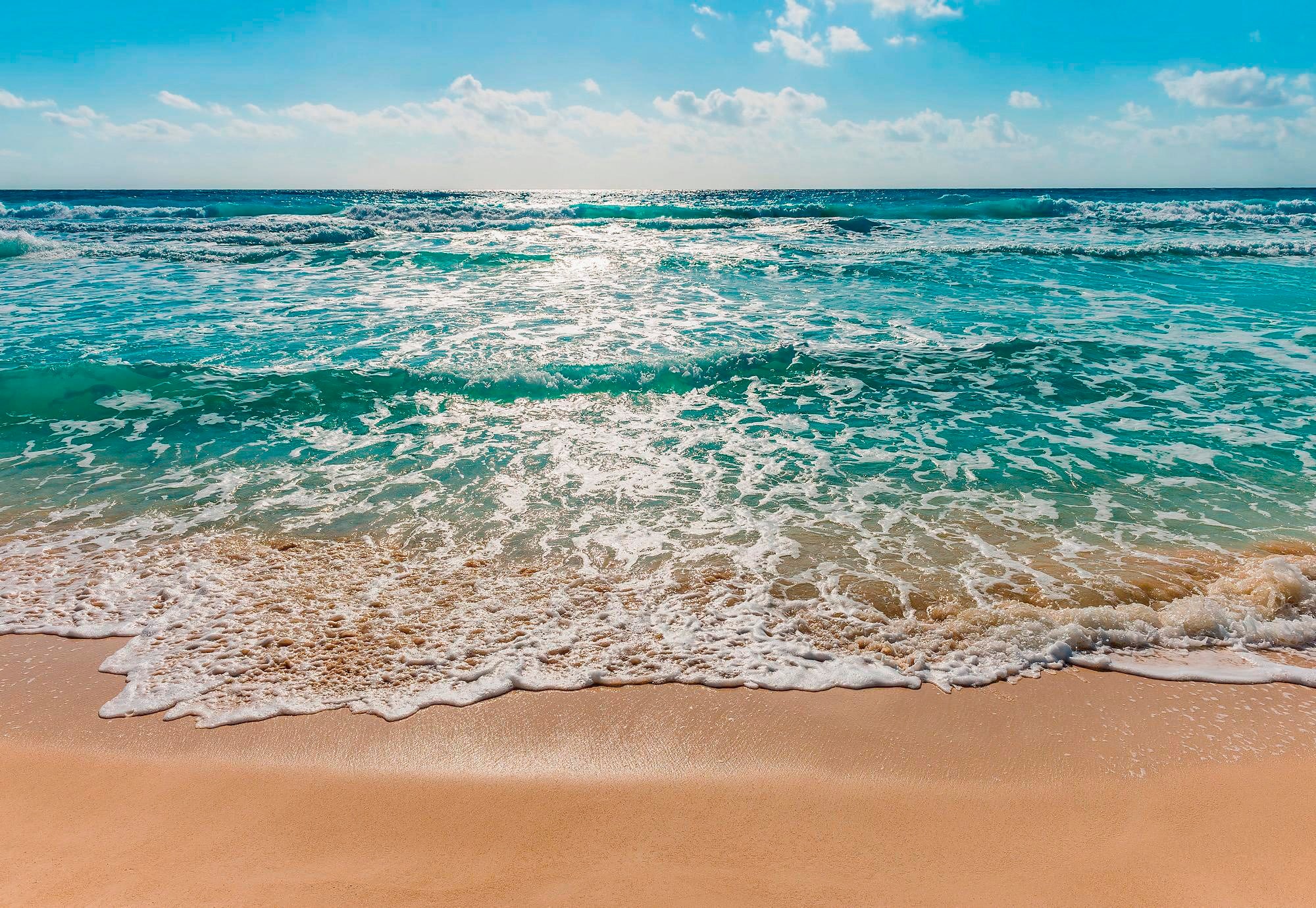 Komar Fototapete "Seaside - Größe 368 x 254 cm" bedruckt glatt Wohnzimmer, Schlafzimmer