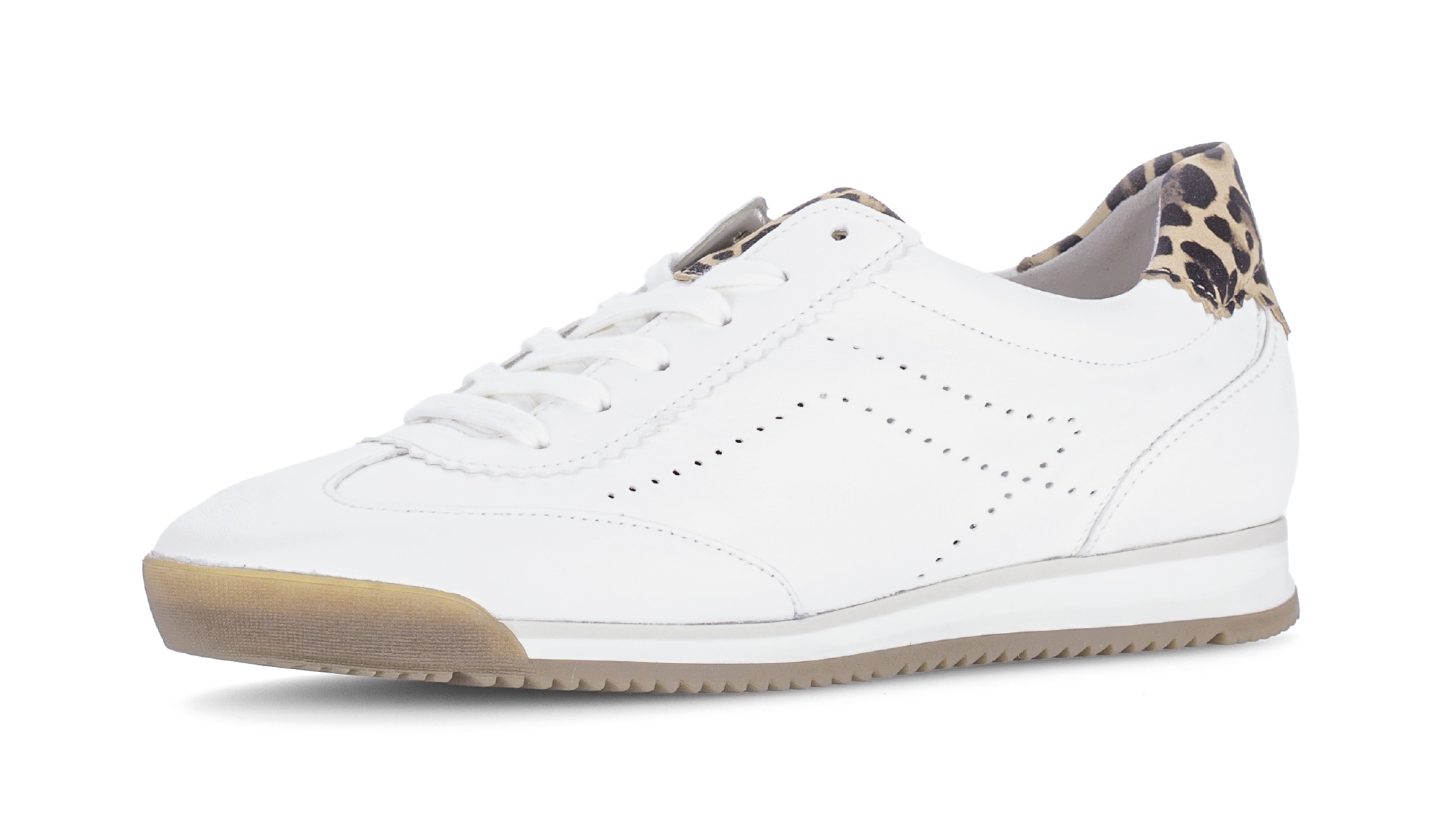 Gabor Keilsneaker Freizeitschuh, Halbschuh, Schnürschuh im Leo-Look günstig online kaufen