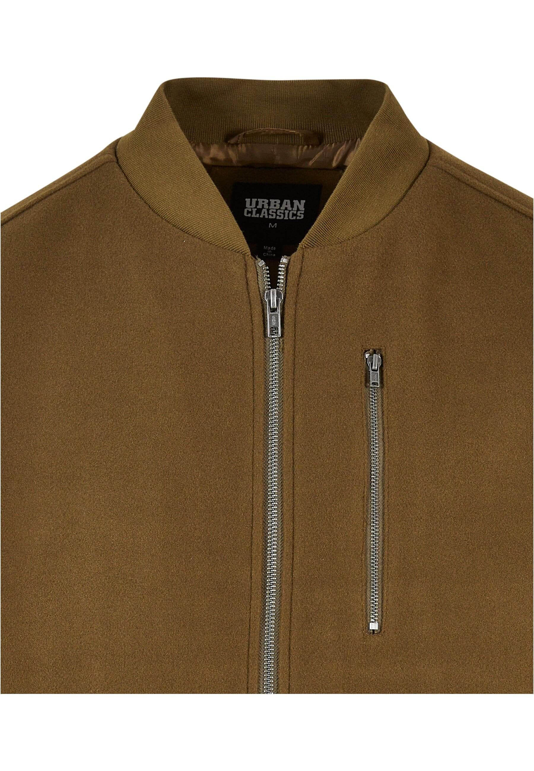URBAN CLASSICS Bomberjacke »Urban Classics Herren Bomber Blouson«, (1 St.), ohne Kapuze