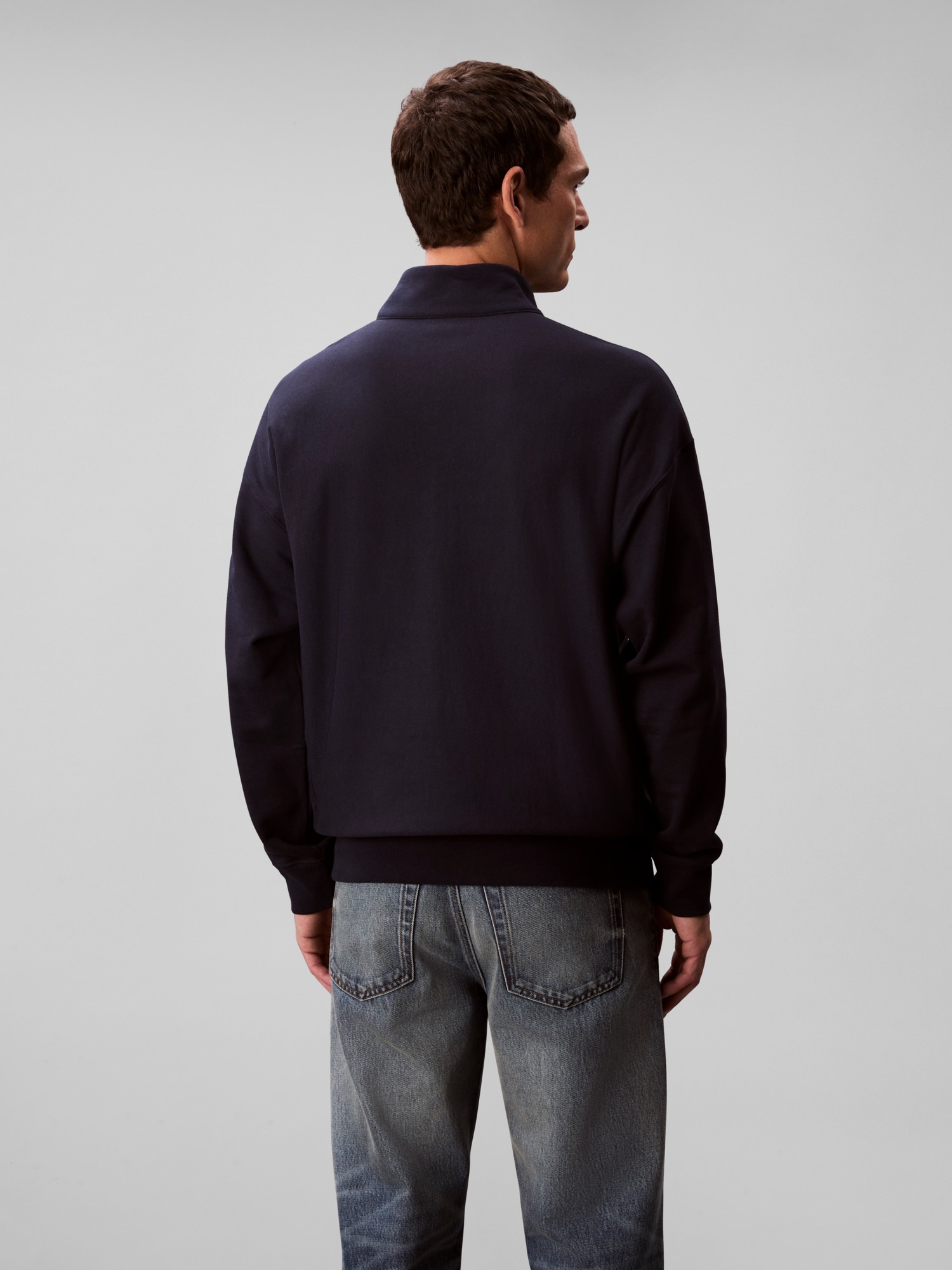 Calvin Klein Jeans Sweatshirt "LS EU 350TERRY MICRO MONOLOGO QT" Regular fi günstig online kaufen