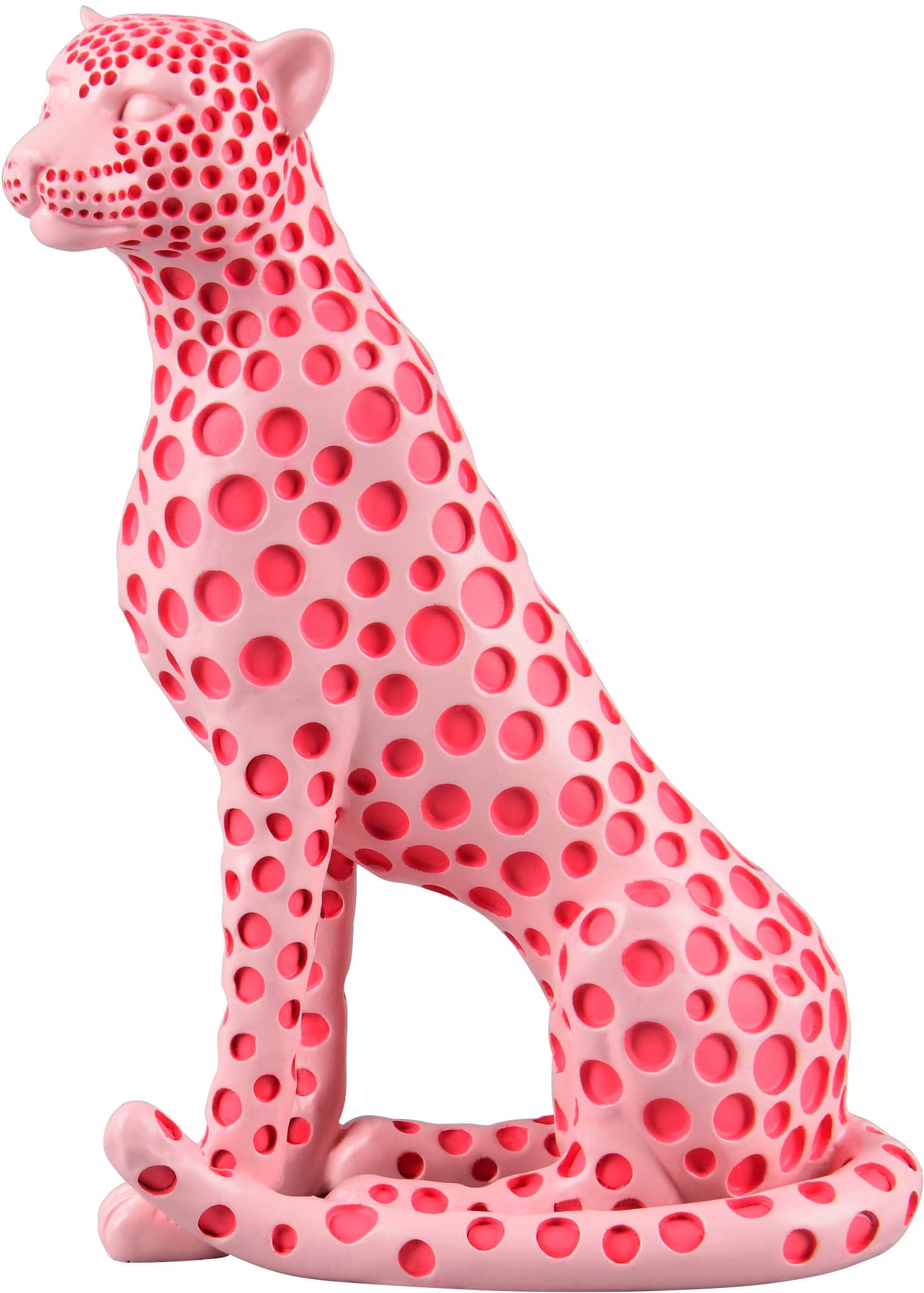 MIRRORS AND MORE Skulptur »PANTRA« Dekofigur in auffälliger Leopardenform