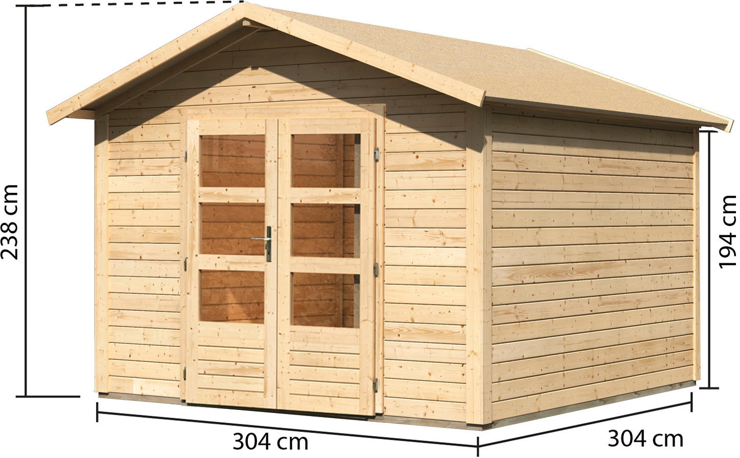 Karibu Gartenhaus »Talkau 8«