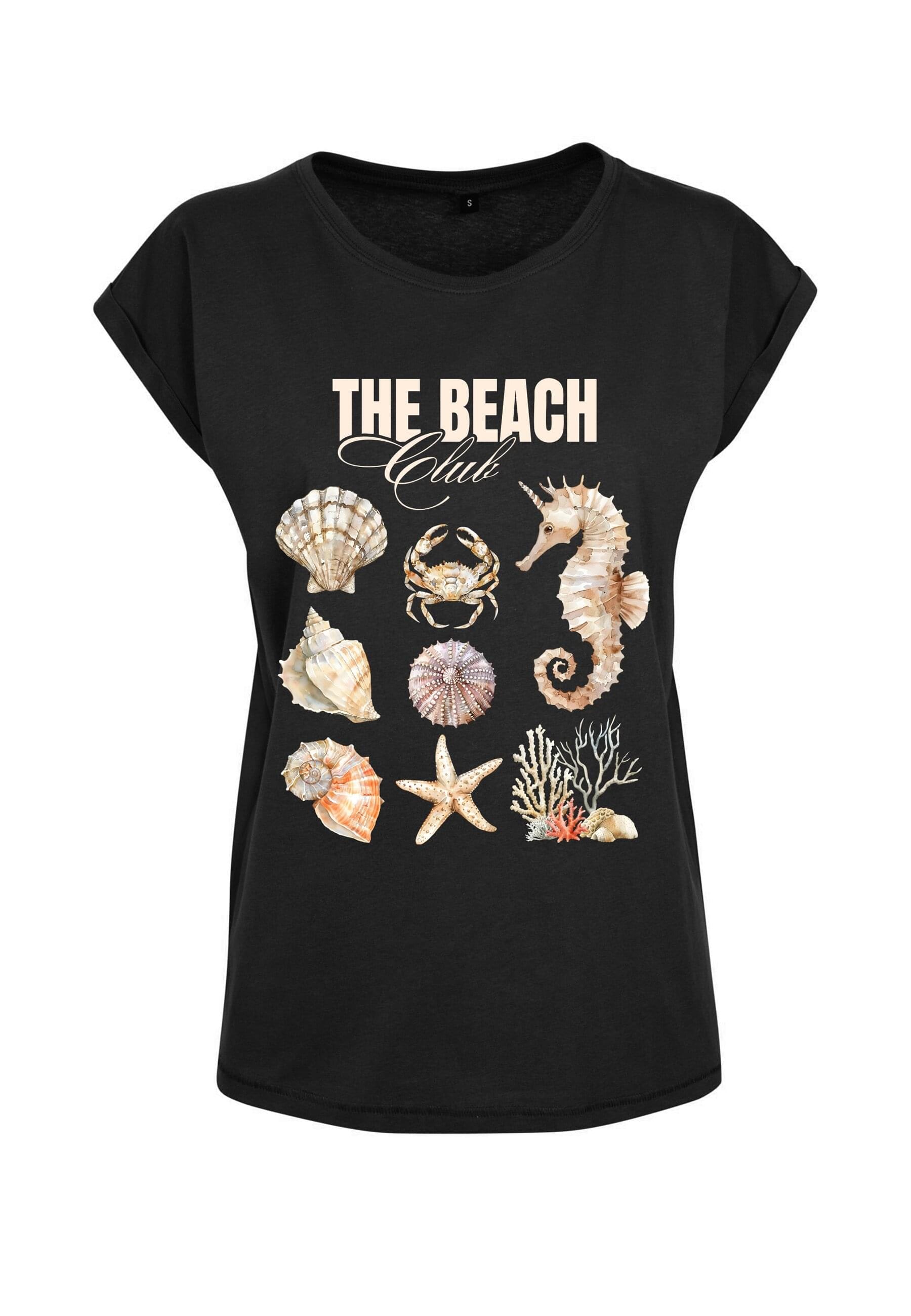 CLOUD 5IVE T-Shirt "CLOUD 5IVE Ladies The Beach Club Black Tee", (1 tlg.) günstig online kaufen