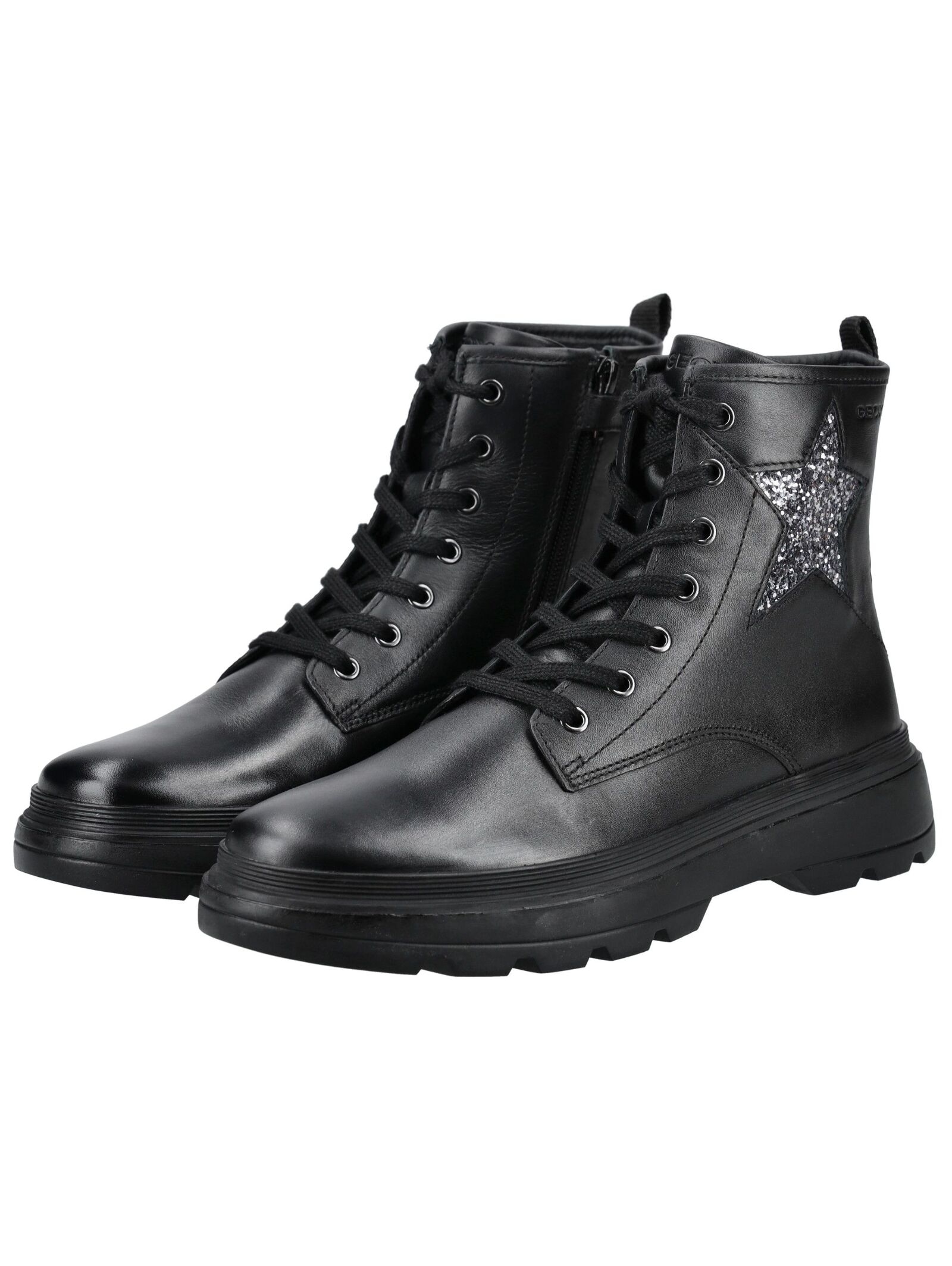 Geox Schnürstiefelette »Geox Stiefelette Leder/Textil«