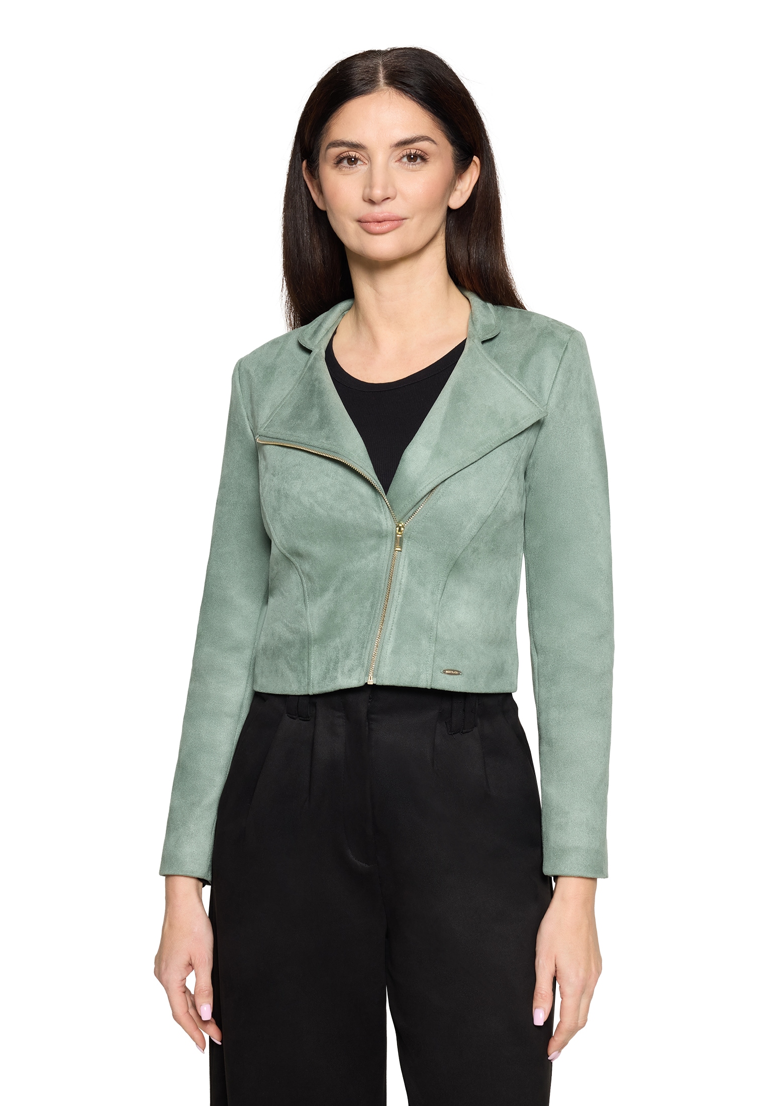 Betty&Co Jackenblazer »Damen mit Stehkragen« Material