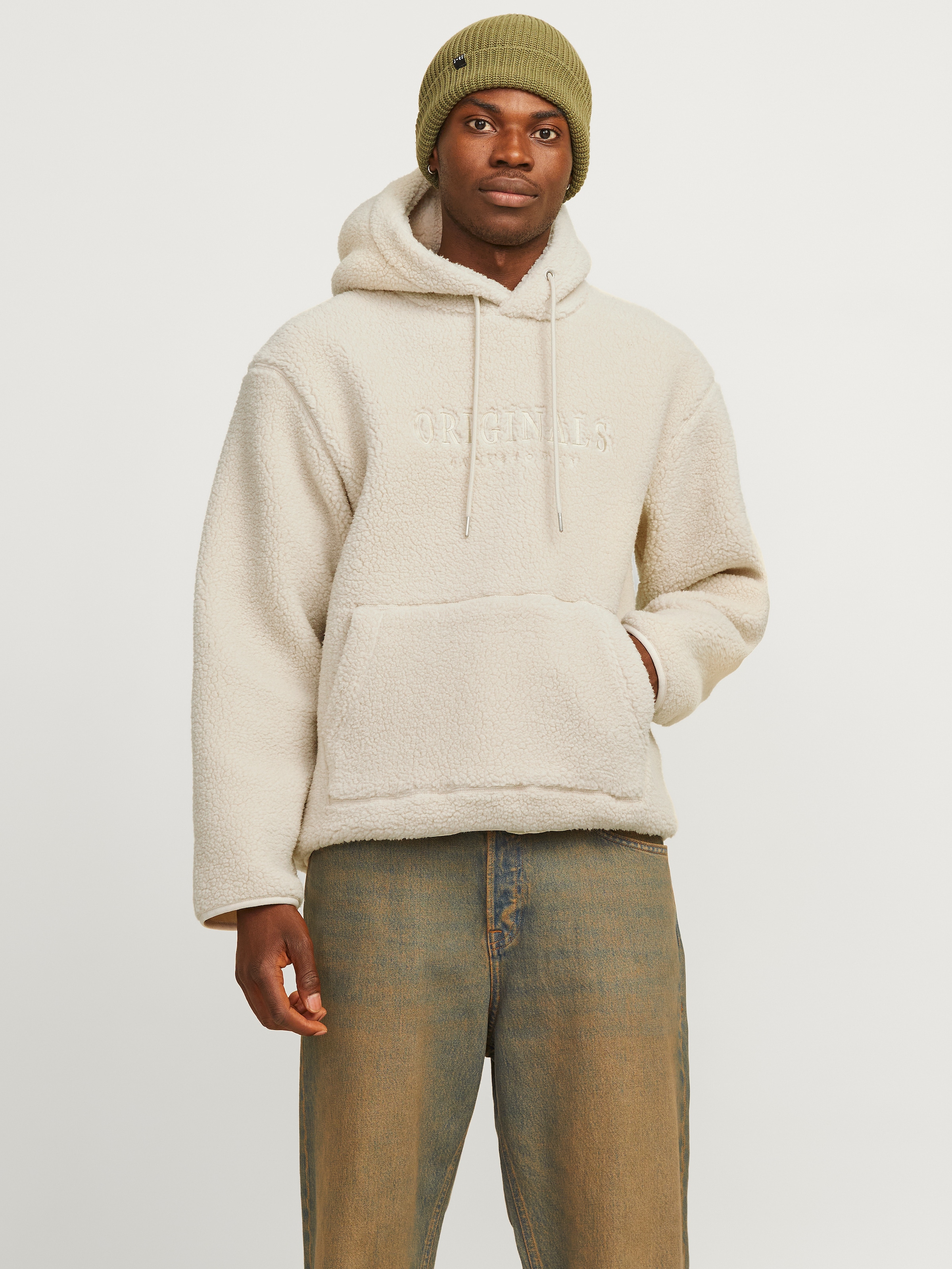 Jack & Jones Kapuzensweatshirt "JORFREDERIKSBERG TEDDY SWEAT HOOD SN"