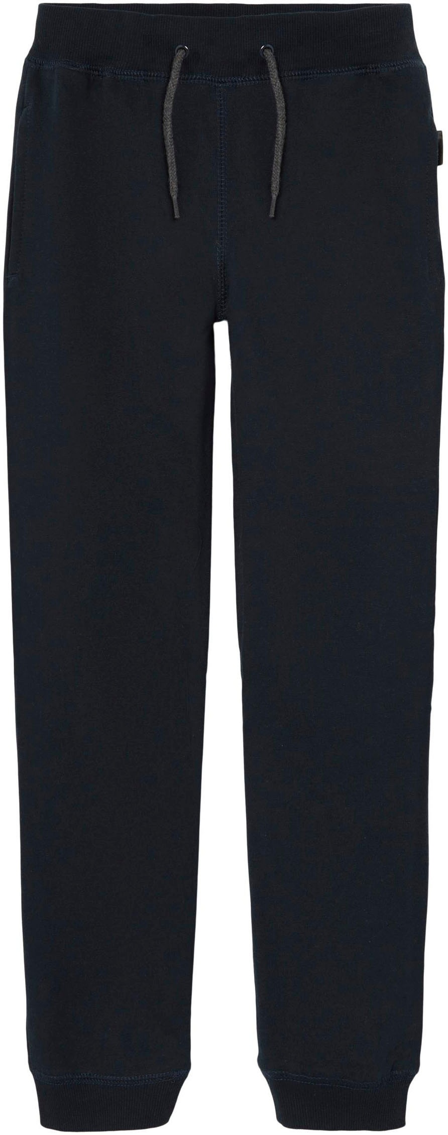 Thumbnail - Name It Sweathose "NKMSWEAT – Jogger mit verstellbarem Bund und Rippbündchen" unifarben, casual, regular fit, angeraute ...