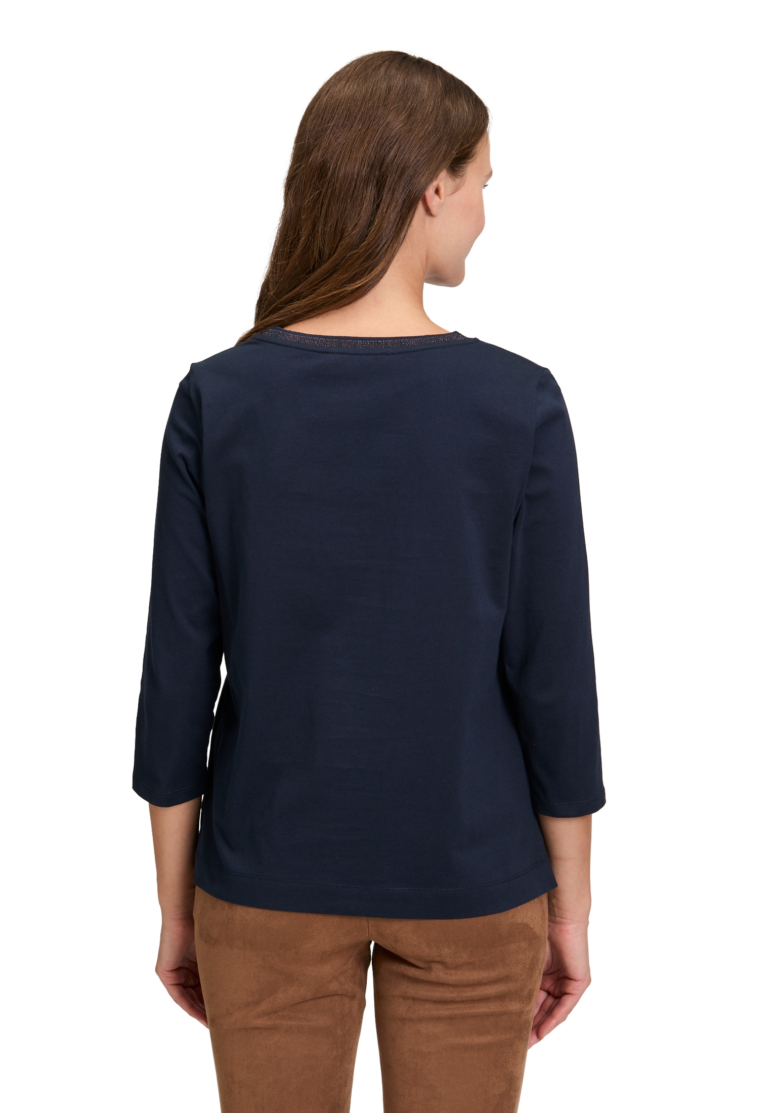Betty Barclay 3/4-Arm-Shirt »Betty Barclay Damen Basic Shirt mit Rippbündchen«, (1 tlg.)