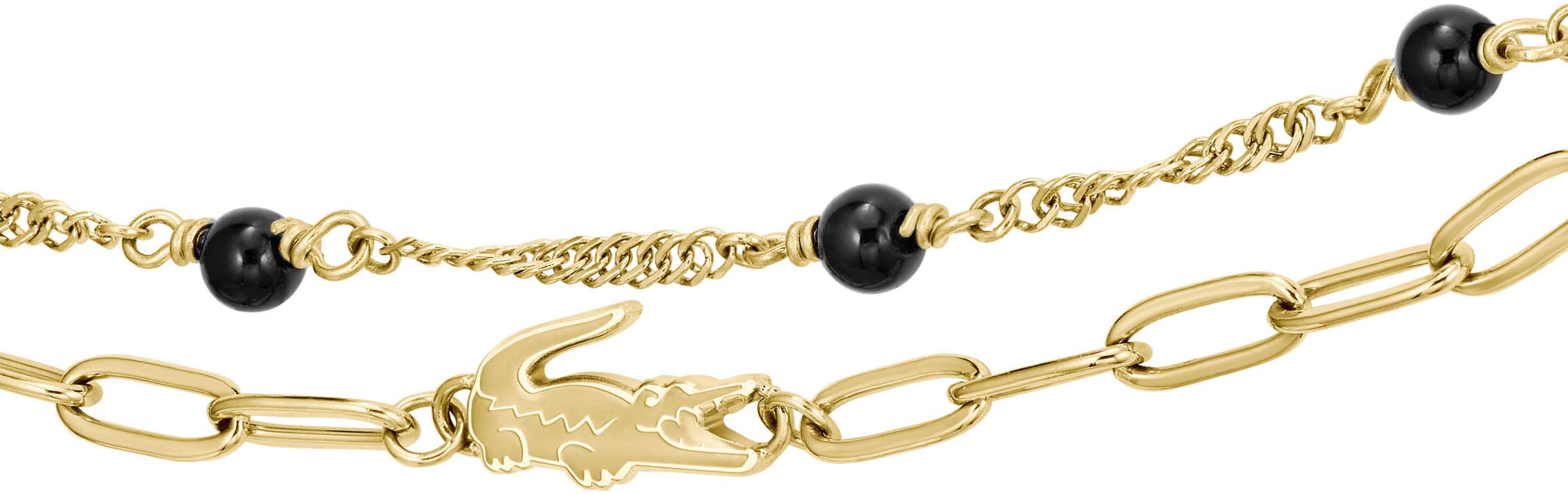 Lacoste Gliederarmband »DEVA, 2040457, 2040458«, mit Agate oder Onyx