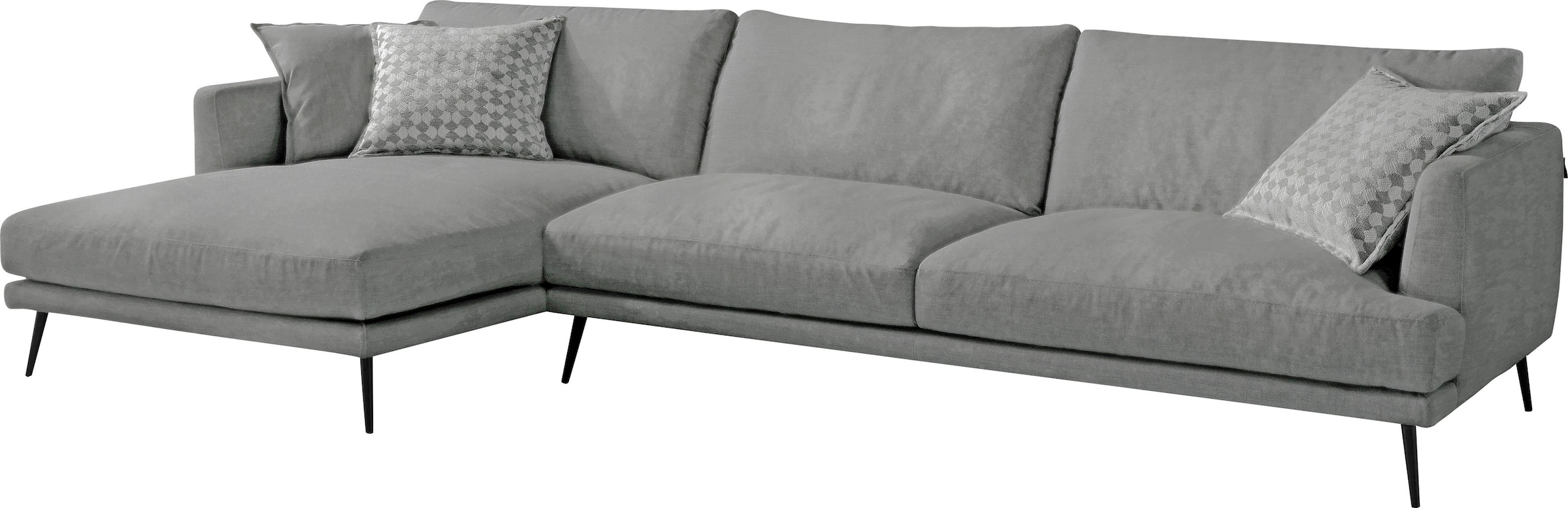 Egoitaliano Ecksofa "Sophia, Designsofa mit extrakomfortablem Sitzkomfort, günstig online kaufen