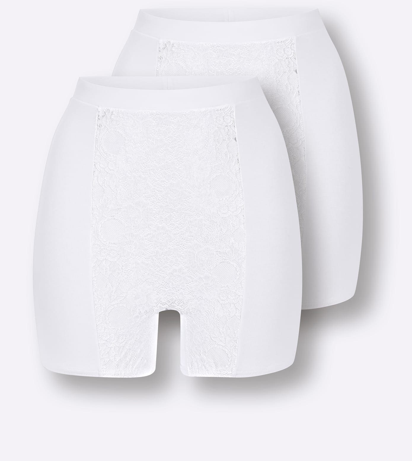 WÄSCHEPUR Damen Formslip, Gr. 38weiß, 95% Baumwolle, 5% Elasthan, Unterhosen