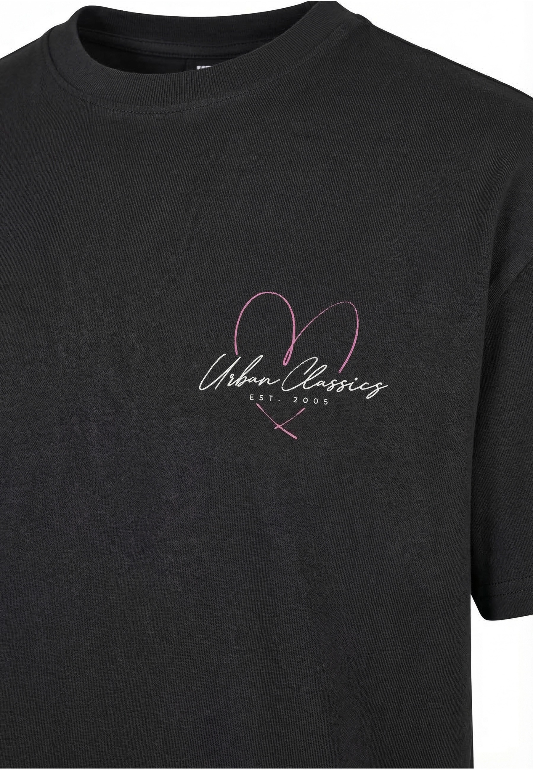 URBAN CLASSICS T-Shirt »Urban Classics Ladies Urban Classic Heart Logo Loose Tee« 1