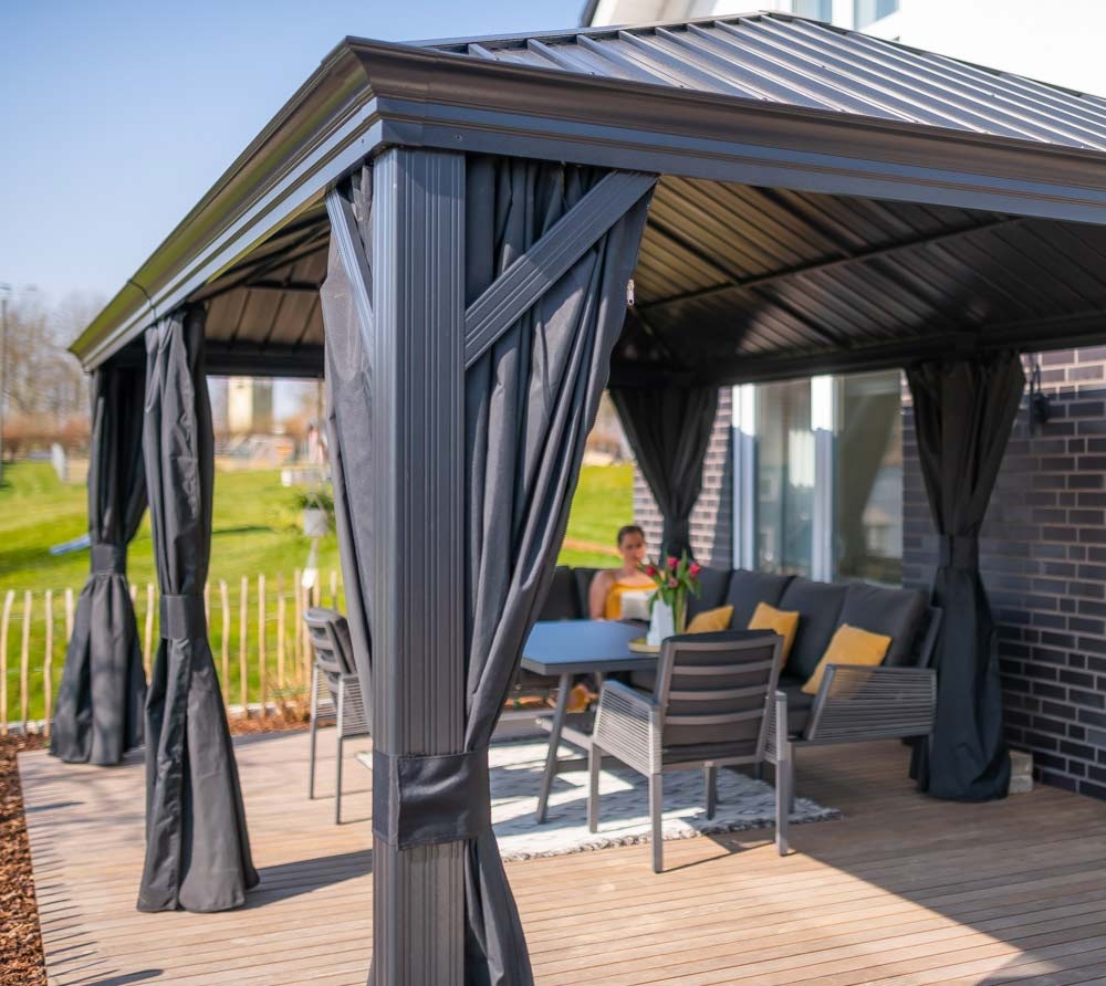 Sojag Pavillon »Marsala 1220«, BxT: 365x598 cm, Aluminiumgestell