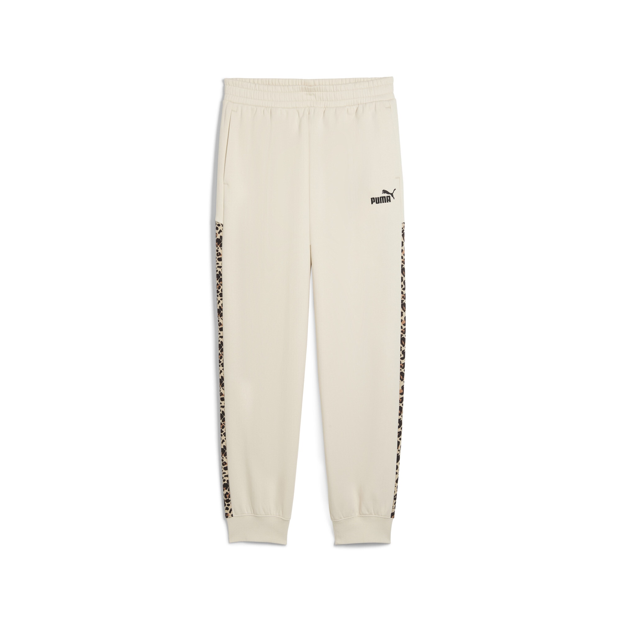 PUMA Sporthose "Essentials Comfort High-Waist Jogginghose mit Animal-Print günstig online kaufen