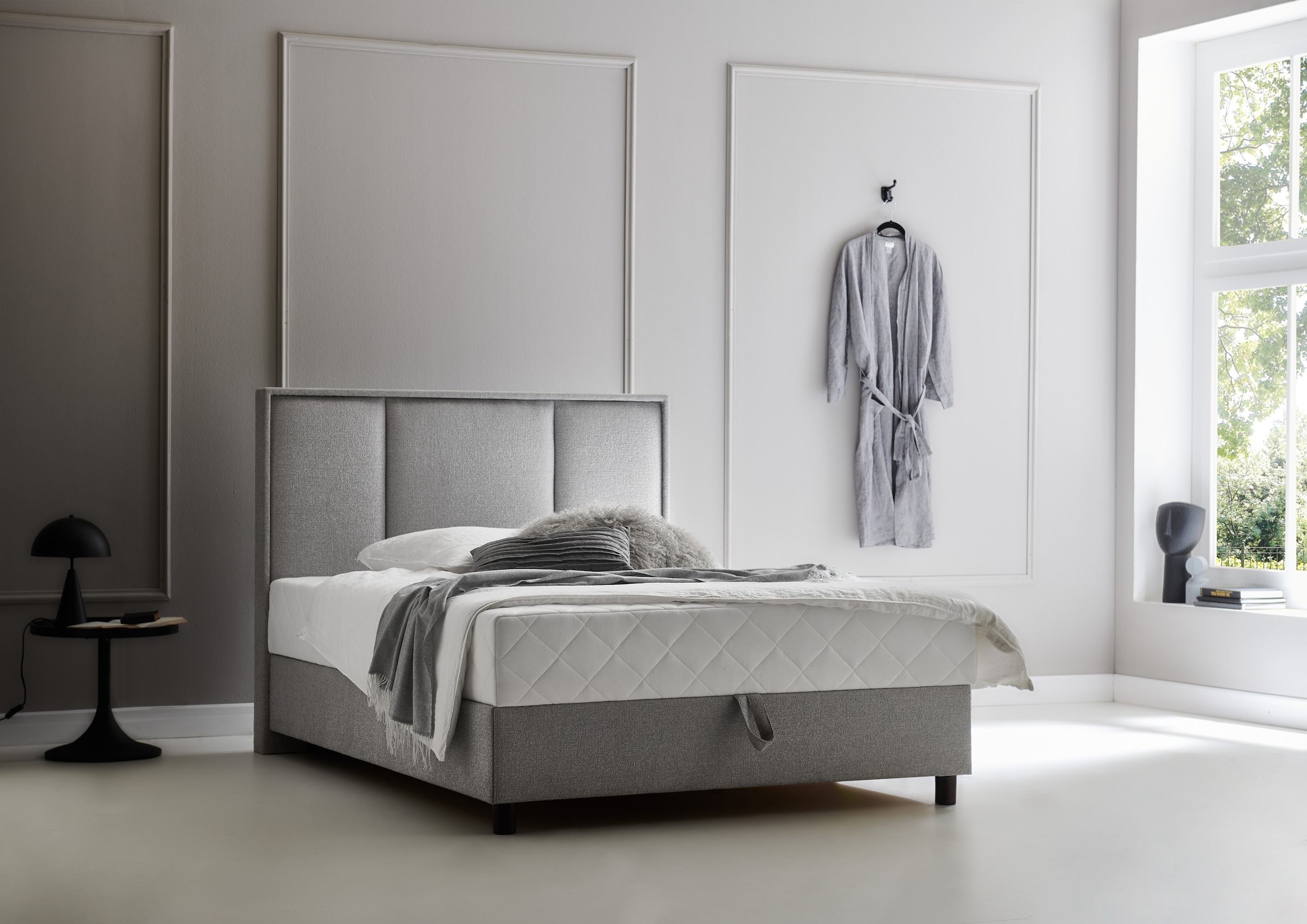 ATLANTIC home collection Boxbett »ARLA«, mit Taschen-Federkernmatratze und Bettkasten