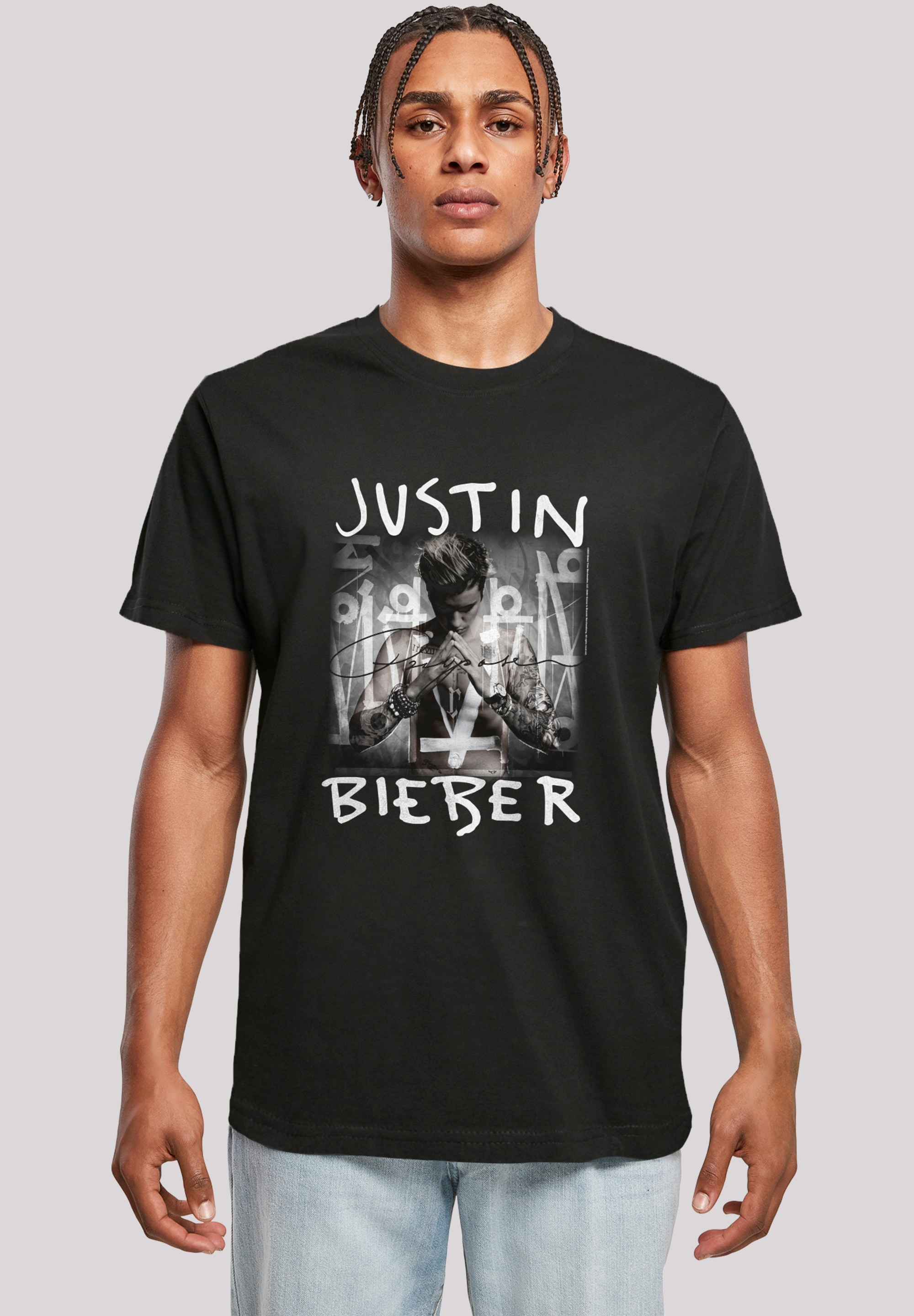 F4NT4STIC T-Shirt "Justin Bieber Purpose Album Cover", Streetwear Fashion günstig online kaufen