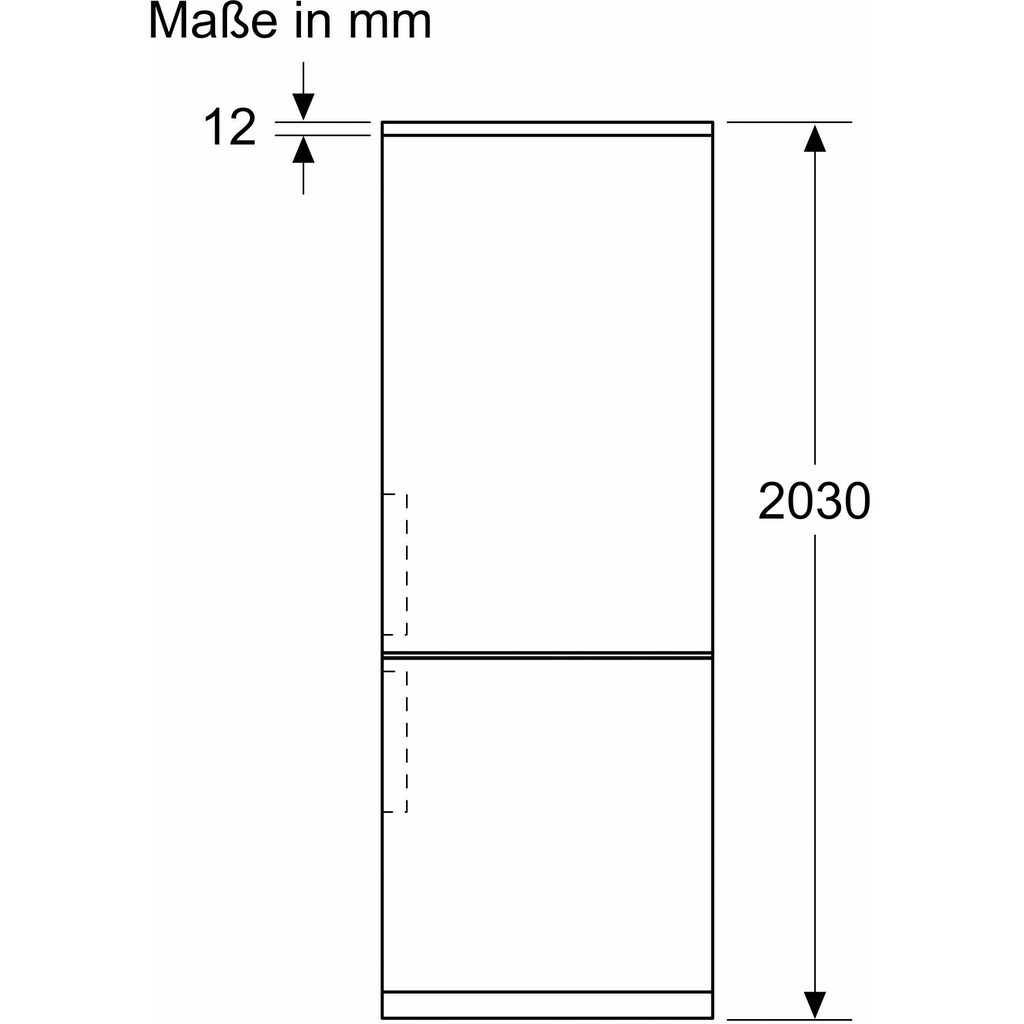 BOSCH Kühl-/Gefrierkombination, KGN39VXBT, 203 cm hoch, 60 cm breit