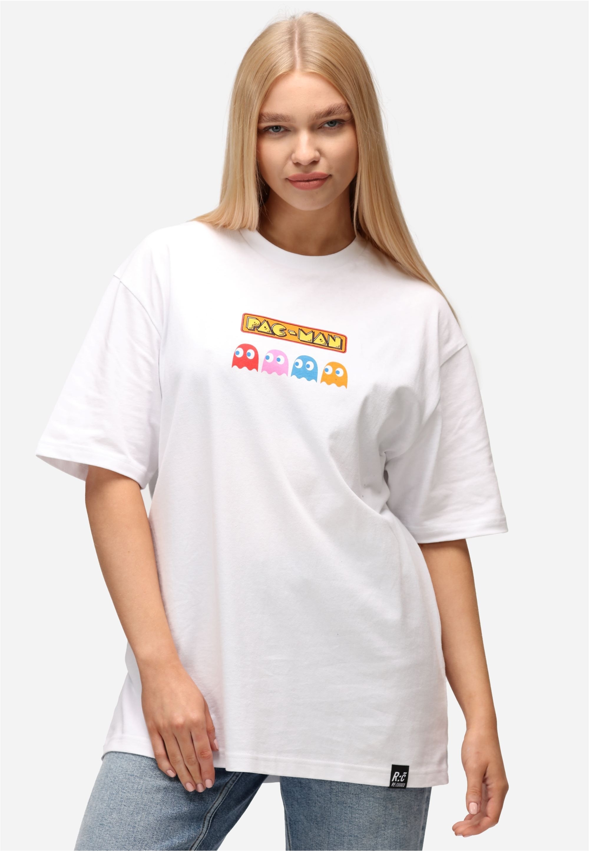 Recovered T-Shirt "Pac Man Fruit Eyes", 1 Stk. mit coolem Videospiel-Print günstig online kaufen