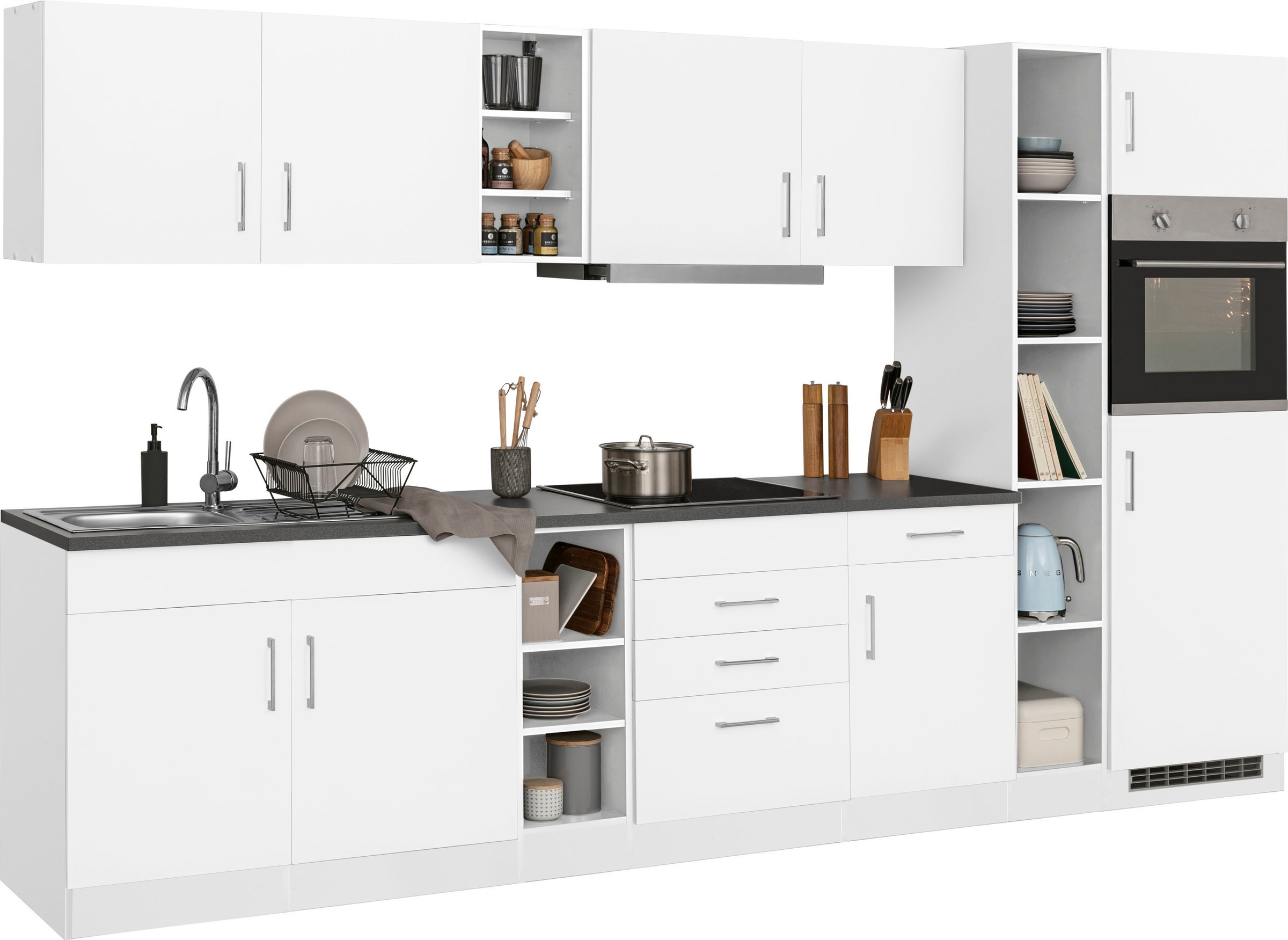 KOCHSTATION Küchenzeile "KS-Paris – Küchen mit einzigartigen Fotomotiven au günstig online kaufen