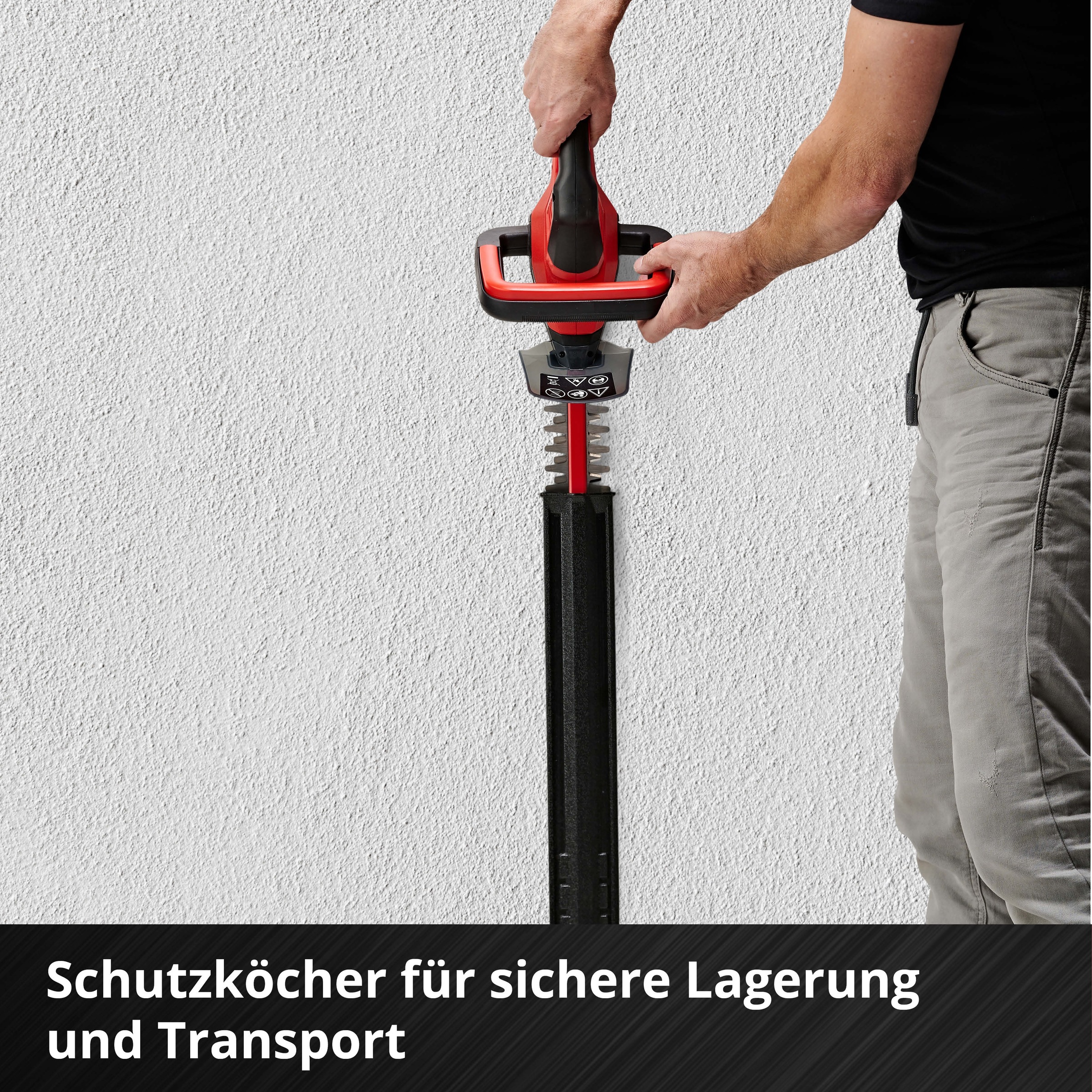 Einhell Akku-Heckenschere »GC-CH 18/40 Li (1x 2,5 Ah)«, (Set), 3tlg., inkl. Akku und Ladegerät