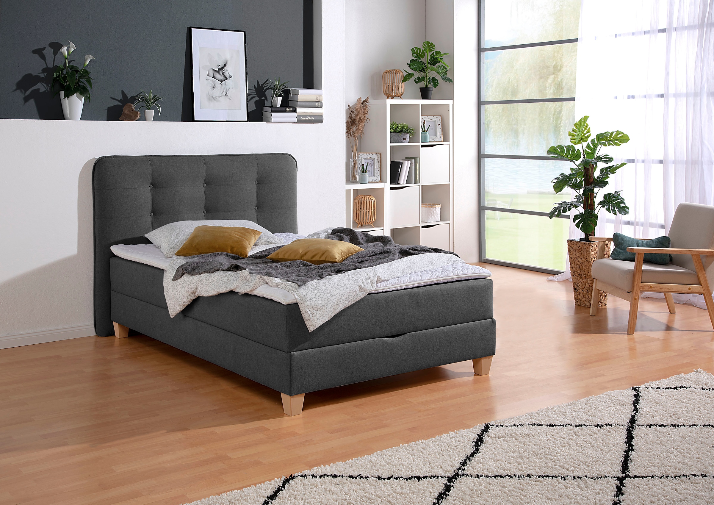 Home affaire inklusive Kaltschaum-Topper und Bettkasten