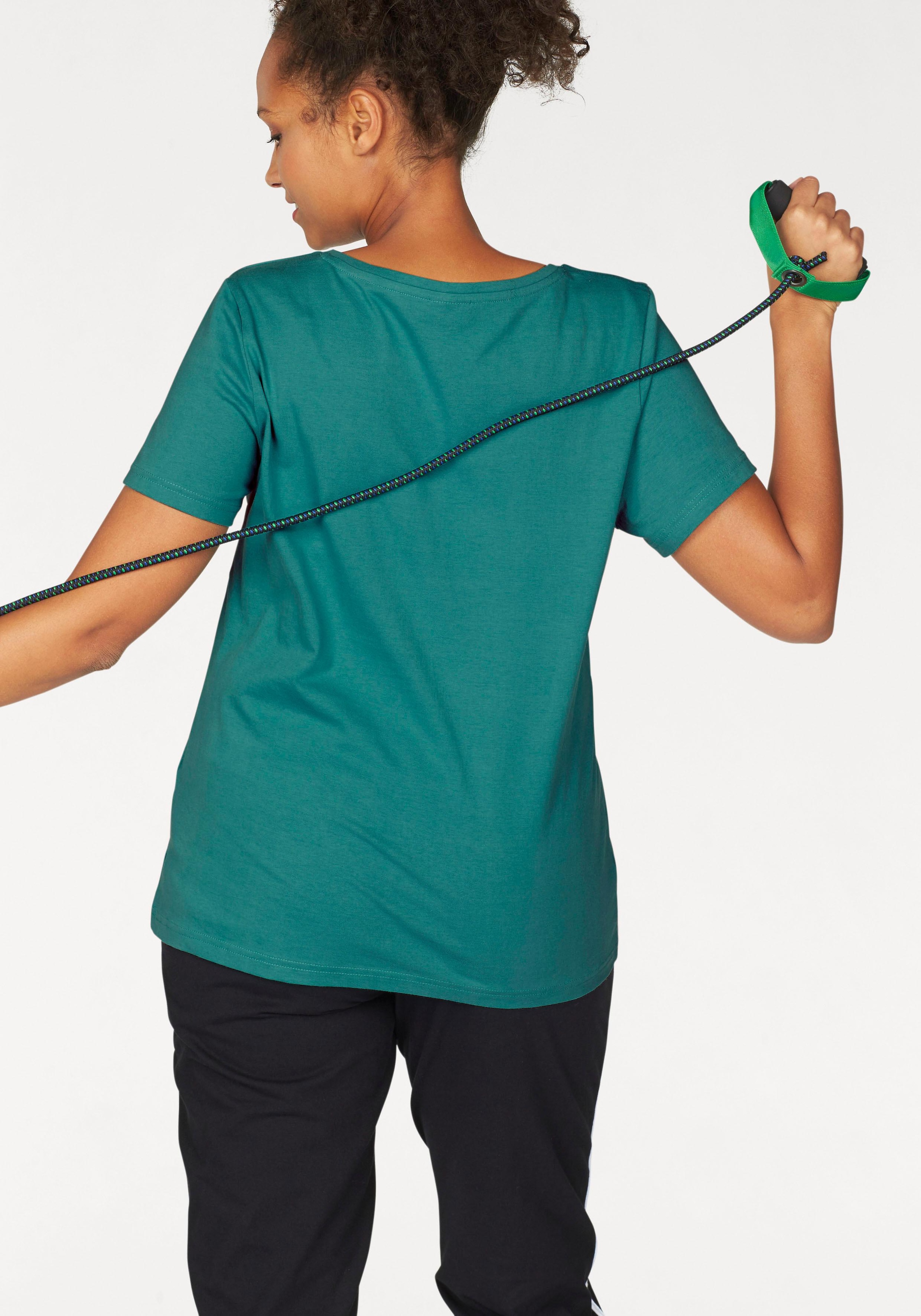 Thumbnail - H.I.S T-Shirt "Essential-Basics" Spar-Set, 3er-Pack, figurumspielender Schnitt, aus Baumwolle