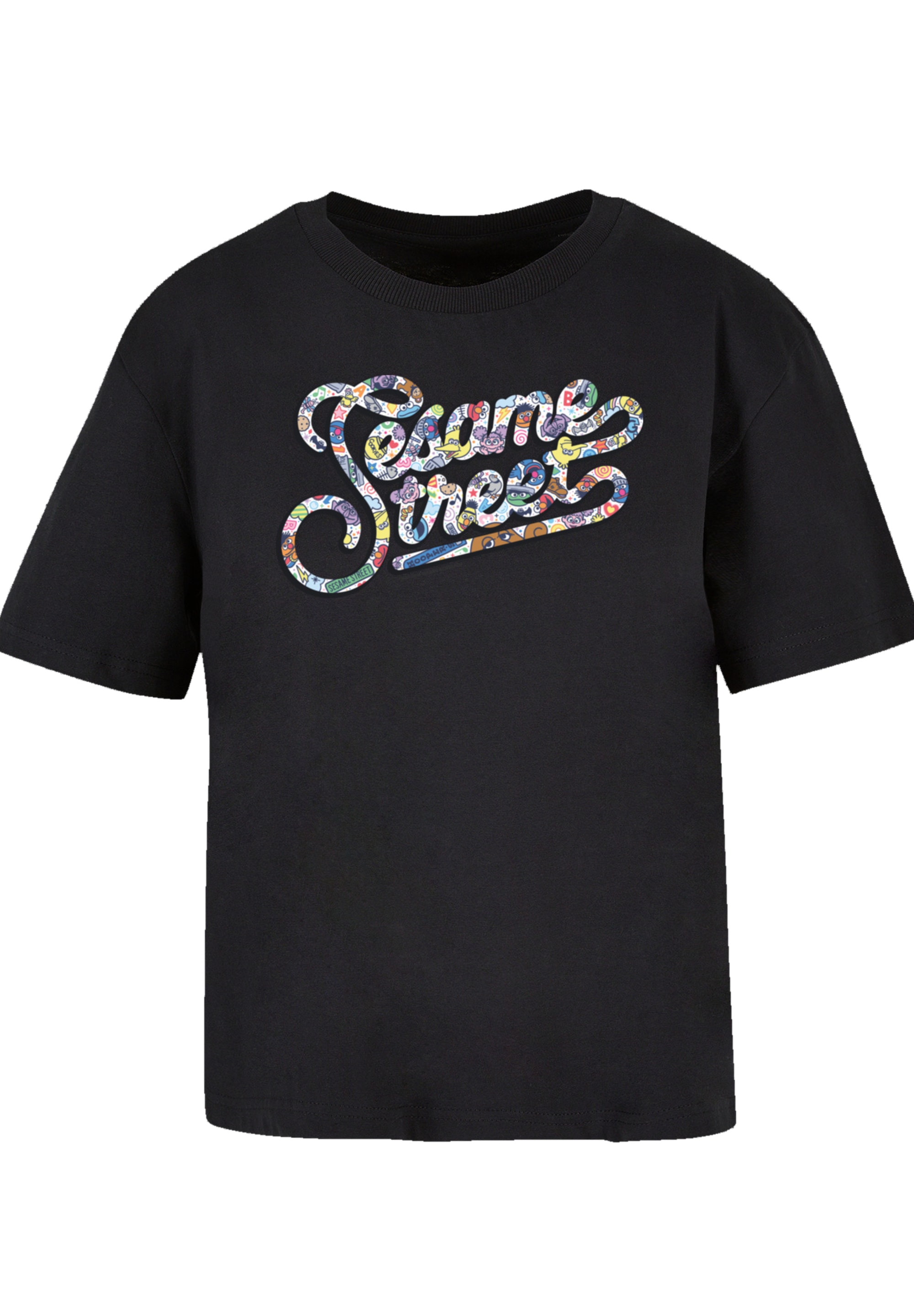 F4NT4STIC T-Shirt "Sesamstraße Coloured lettering", Premium Qualität, Weihn günstig online kaufen