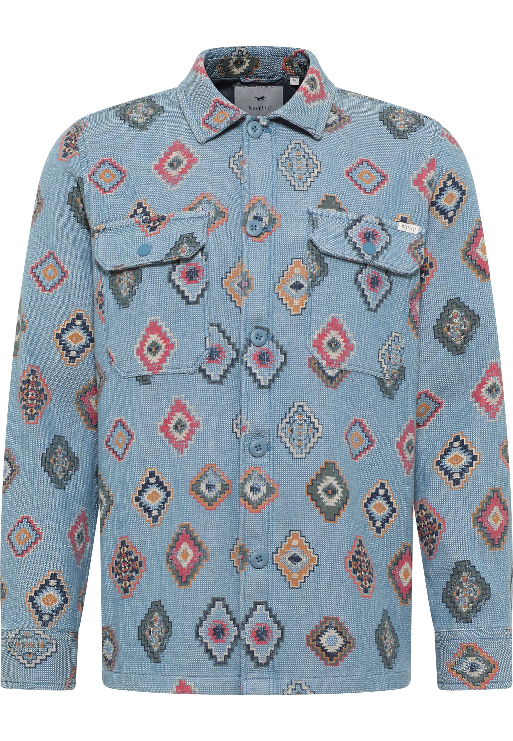 MUSTANG Langarmhemd "Herren Style Dayton" günstig online kaufen