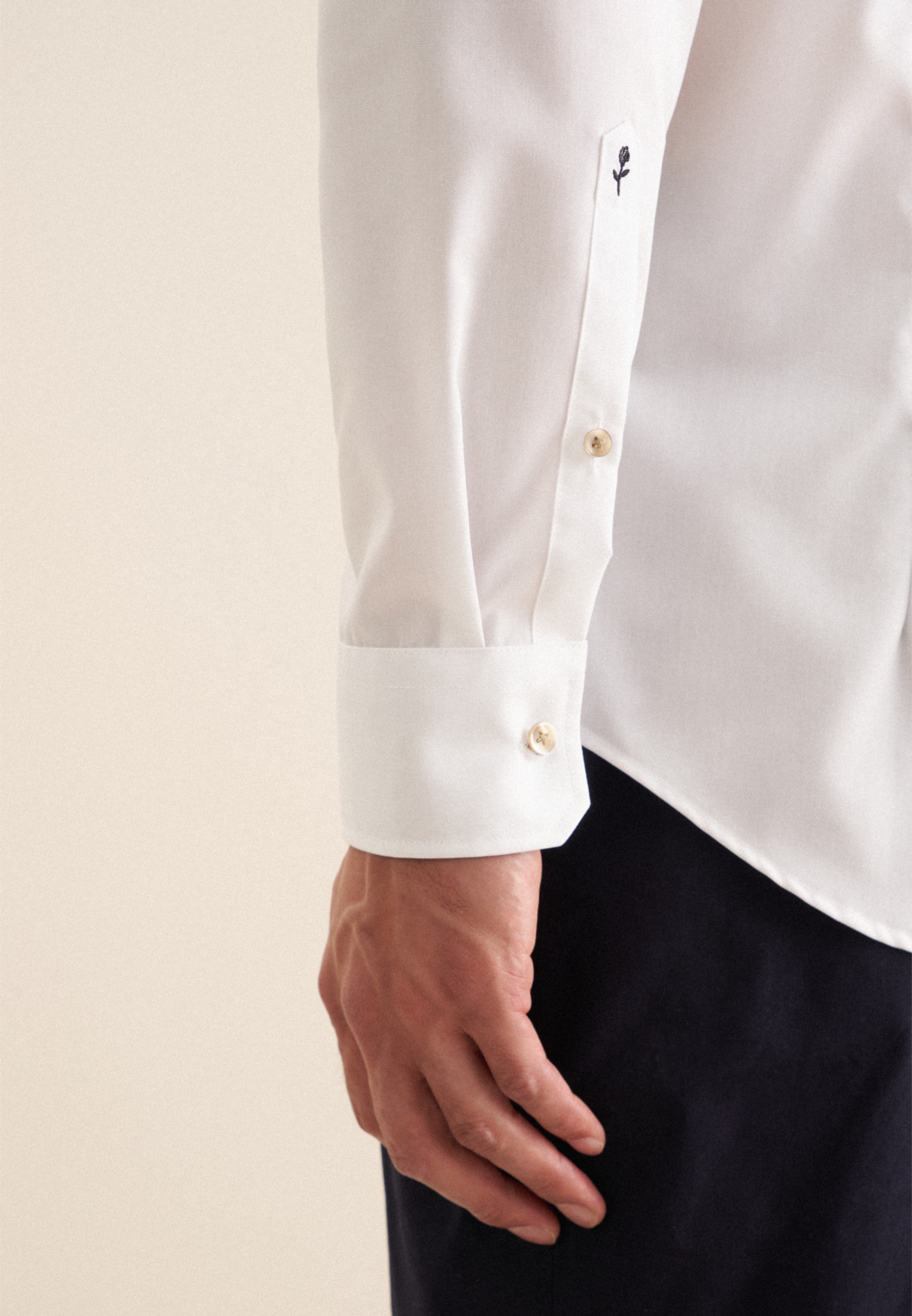 seidensticker Businesshemd »Slim«, Slim Langarm Kentkragen Uni