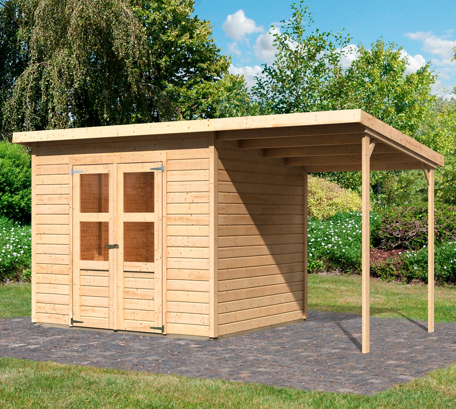 Karibu Gartenhaus "Baggersee 4" günstig online kaufen