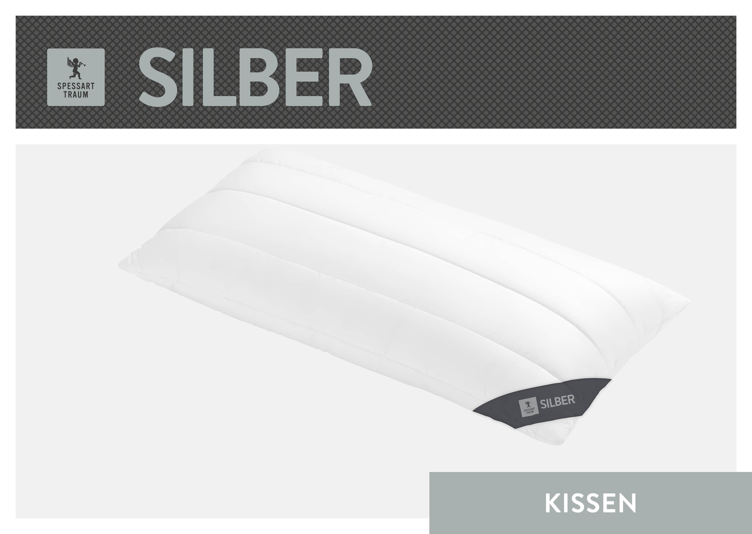SPESSARTTRAUM Baumwollkissen "Silber" 1 Stk. tlg. hergestellt in Deutschlan günstig online kaufen