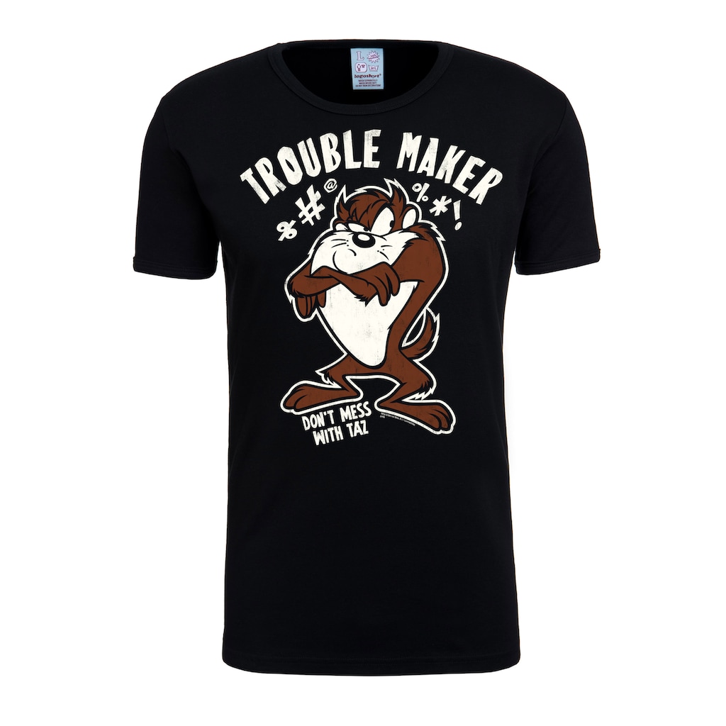 LOGOSHIRT T-Shirt »Looney Tunes - Taz - Trouble Maker«