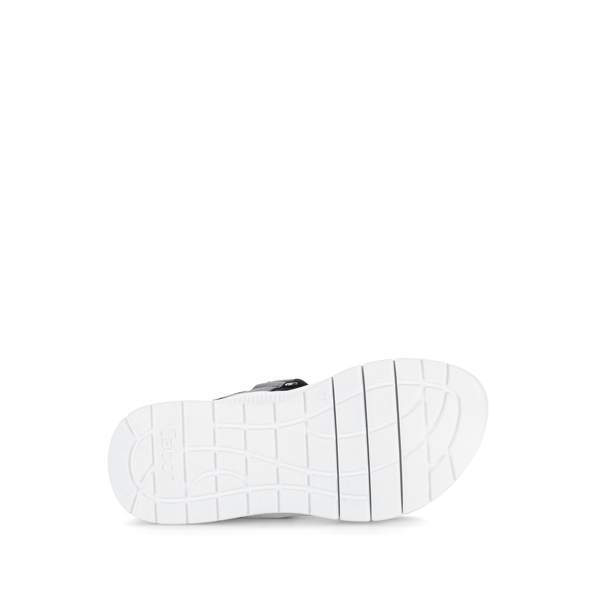 Plateausandaletten GABOR "Plateau Sandale", Damen, Gr. 40, schwarz, Schuhe 3