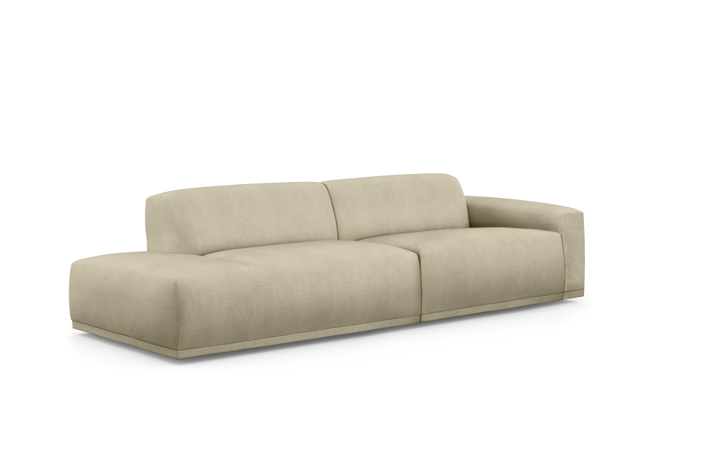 TRENDMANUFAKTUR Big-Sofa »Braga, mit hochwertigem Kaltschaum, Megasofa, in Cord erhältlich«, modernes Big-Sofa, Couch mit hohem Sitzkomfort, 277/72/107 cm (B/H/T)