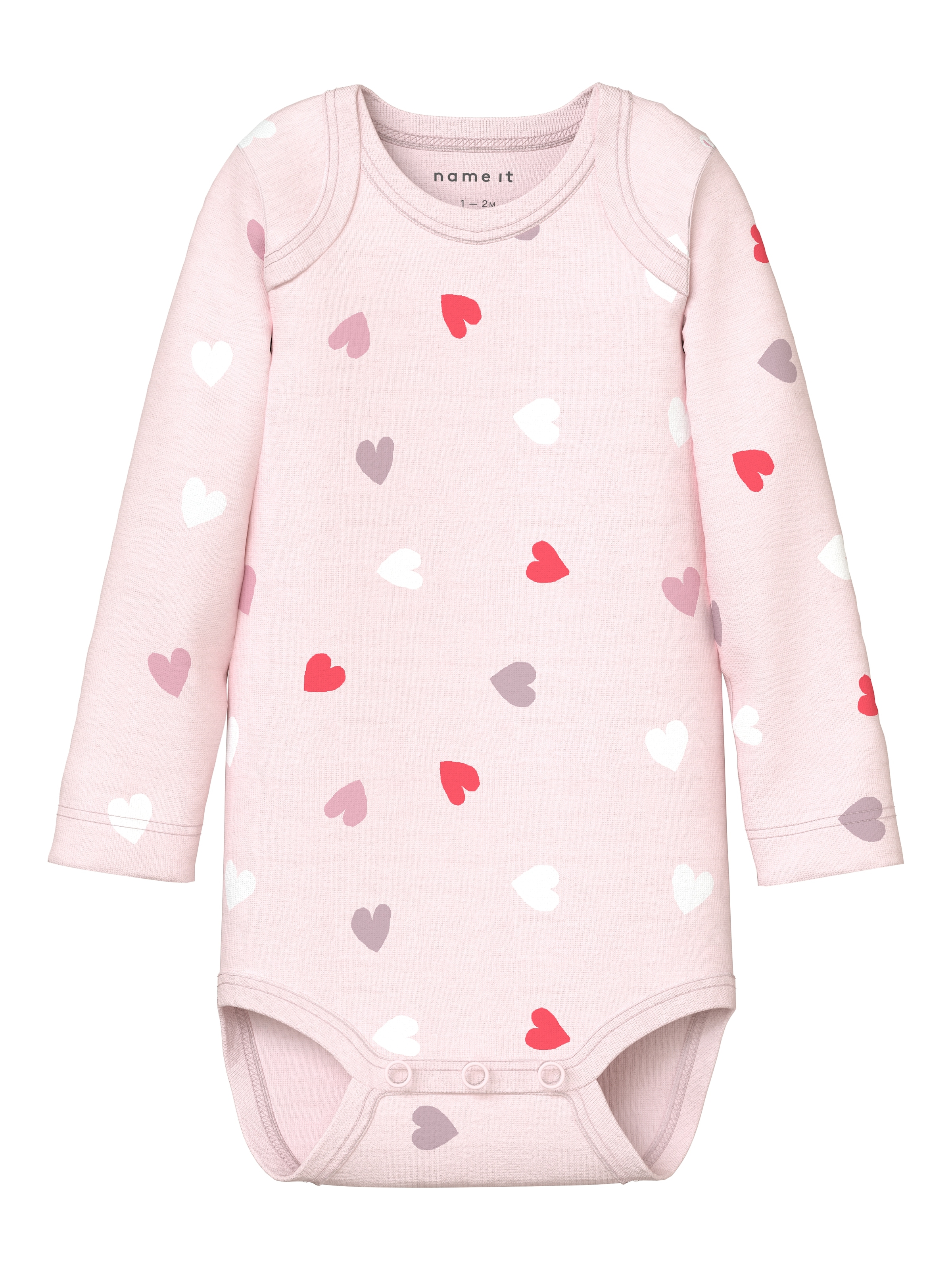 Name It Langarmbody »NBFBODY 3P LS CARINARIA HEART NOOS« Packung, 3 tlg.