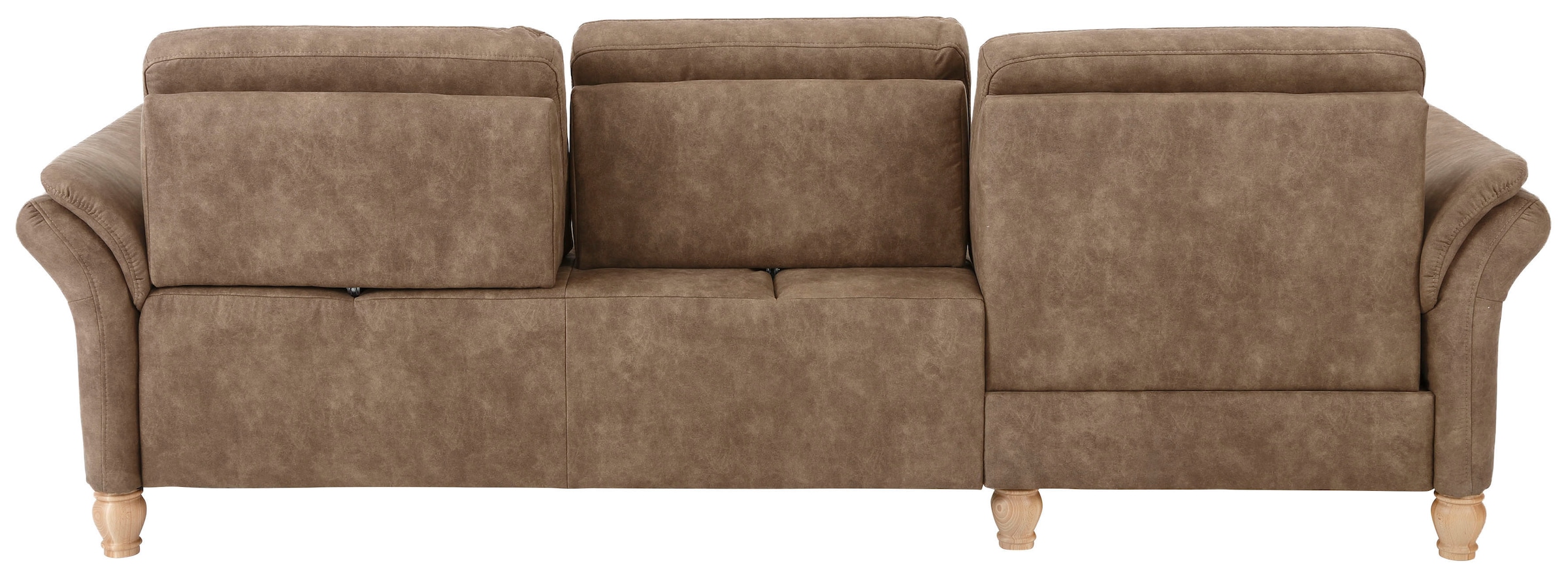 Home affaire Ecksofa »Palace L-Form«, incl. Sitztiefenverstellung, wahlweise mit Bettfunktion und Stauraum
