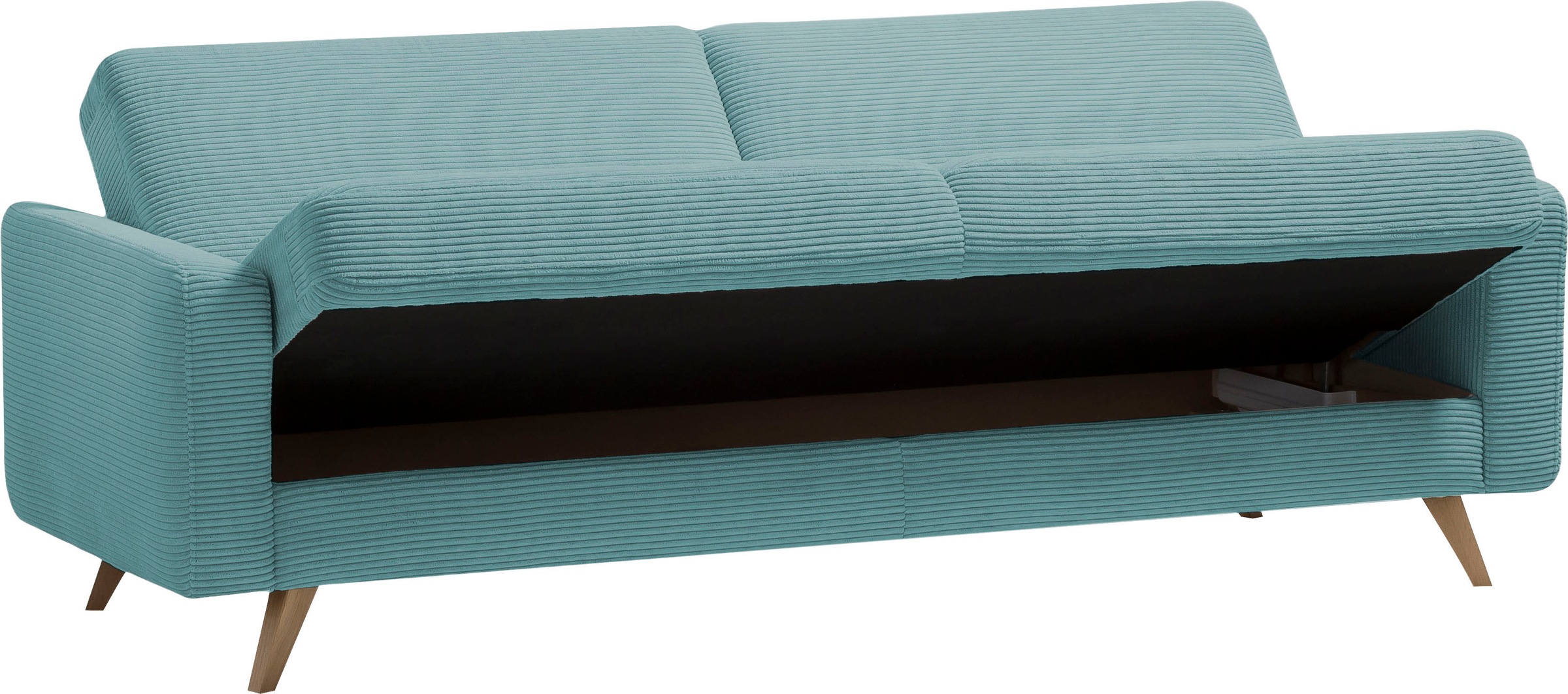 fashion BAUR Bettfunktion bestellen »Samso«, 3-Sitzer exxpo Bettkasten und sofa - | Inklusive