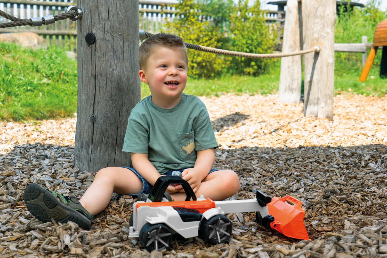 Lena® Spielzeug-Bagger »Truxx Teleskoplader mit Schaufel« Made in Europe