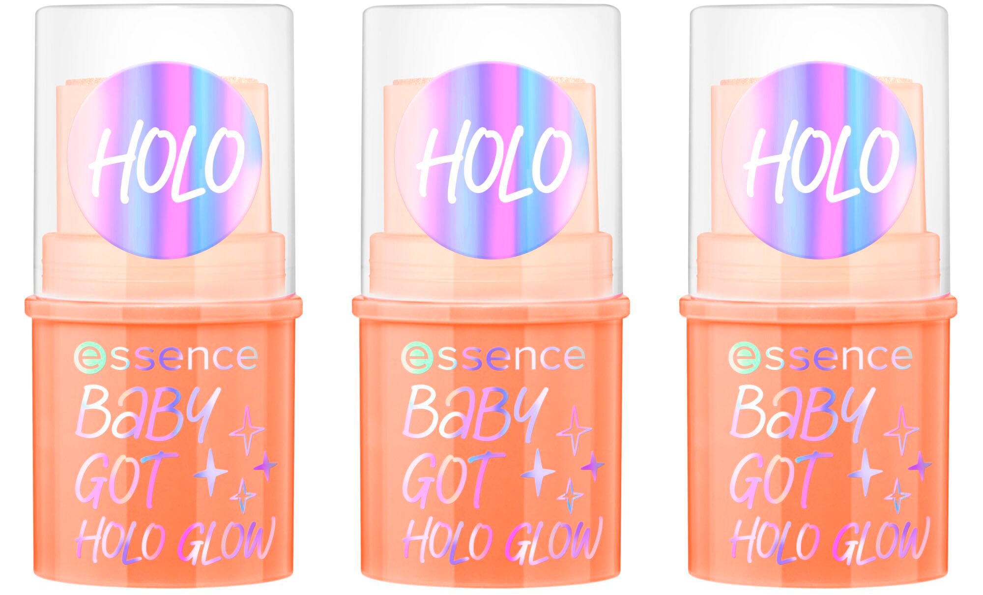 Highlighter »BABY GOT HOLO GLOW highlighter stick«, (Set, 3 tlg.)