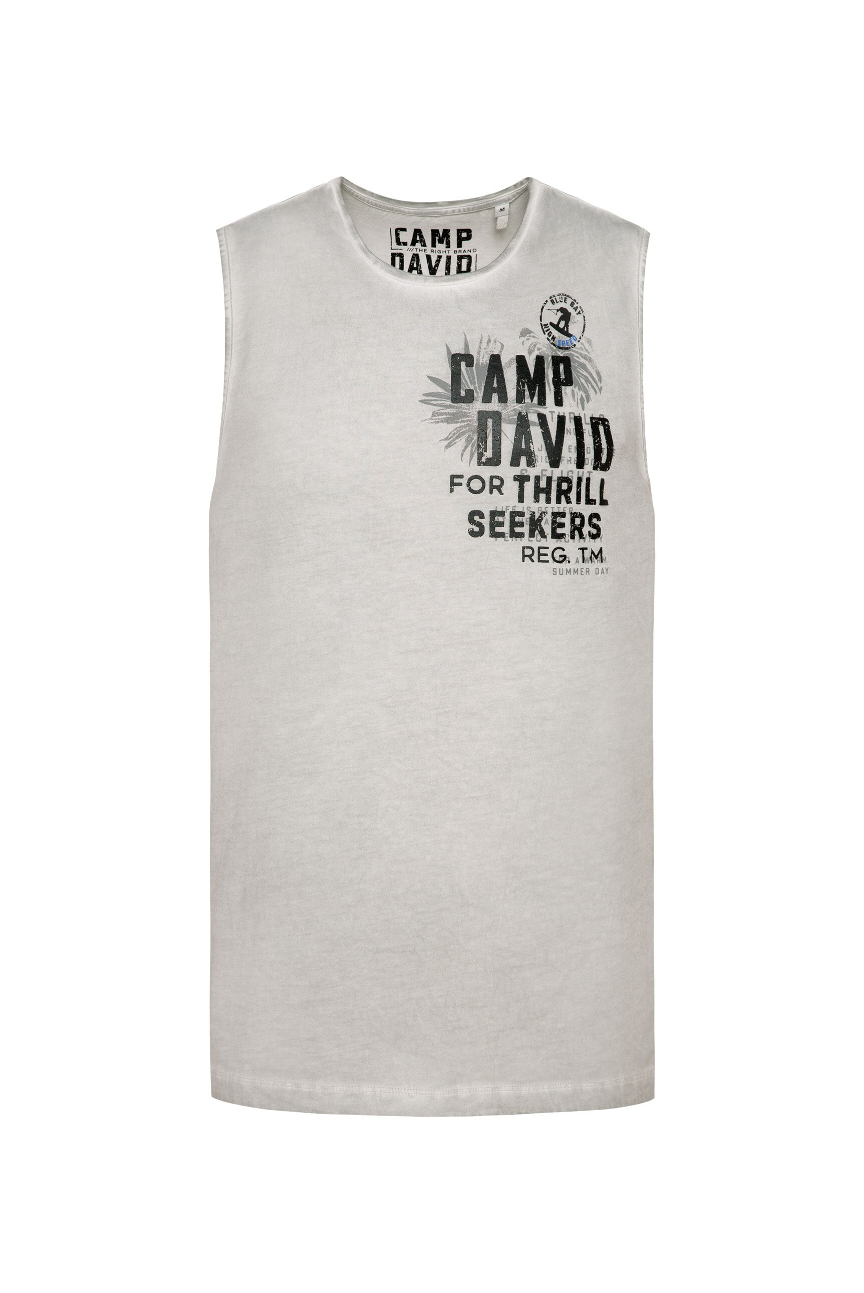 CAMP DAVID Tanktop, mit Oil-Dyed-Färbung