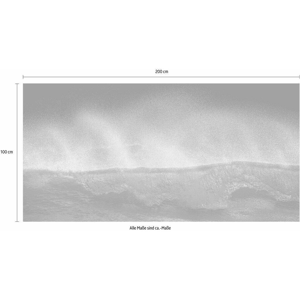 Komar Vliestapete »Golden Wave«, 200x100 cm (Breite x Höhe), Vliestapete, 100 cm Bahnbreite