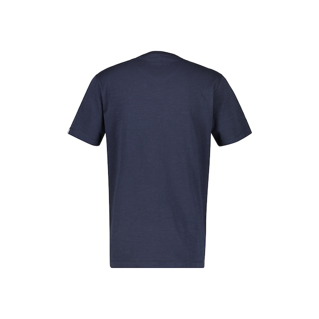 Black Friday LERROS T-Shirt »LERROS V-Neck-Shirt mit Brustprint« | BAUR