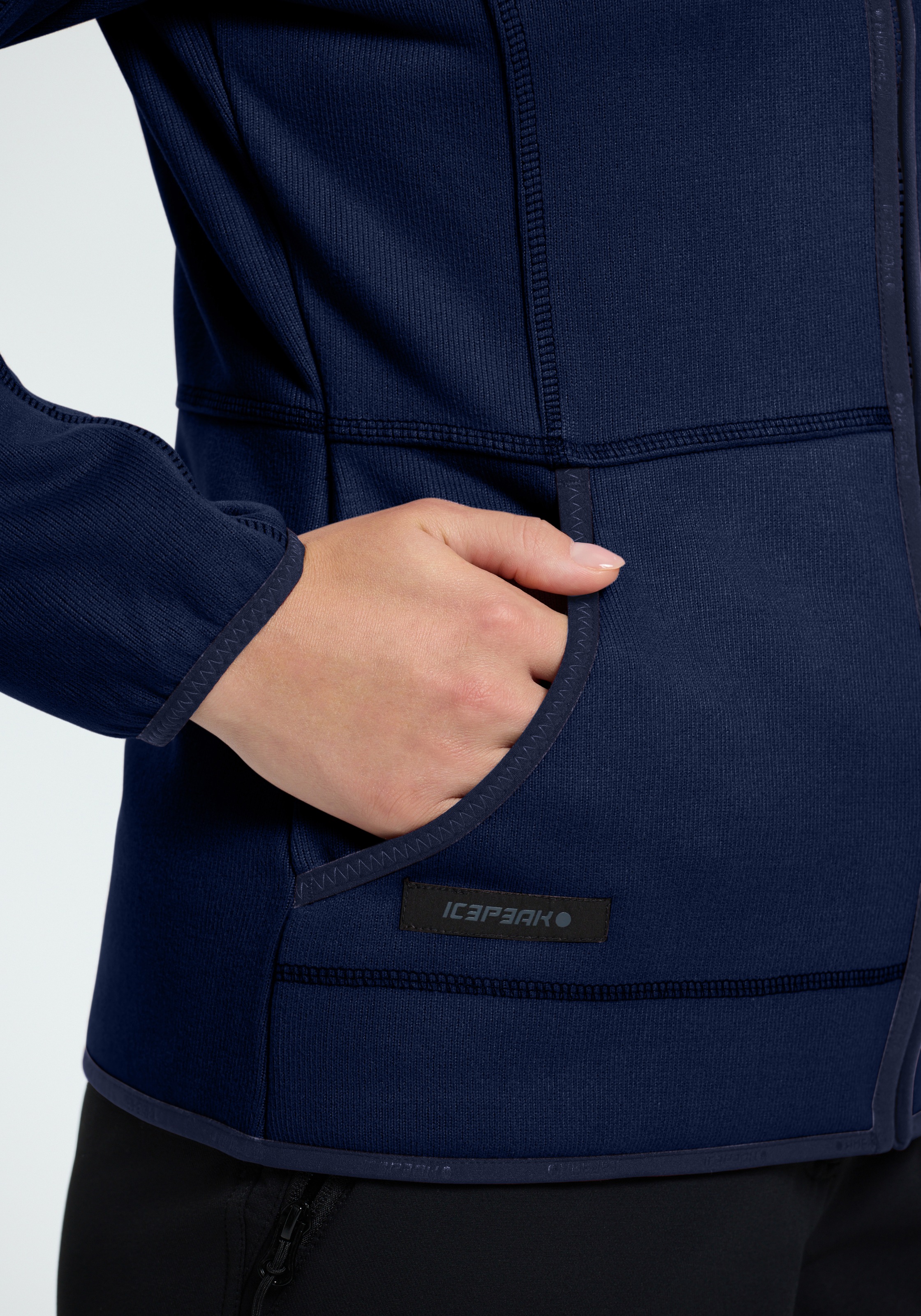 Icepeak Fleecejacke »ICEPEAK AMYRY« mit Stehkragen, in normaler Passform