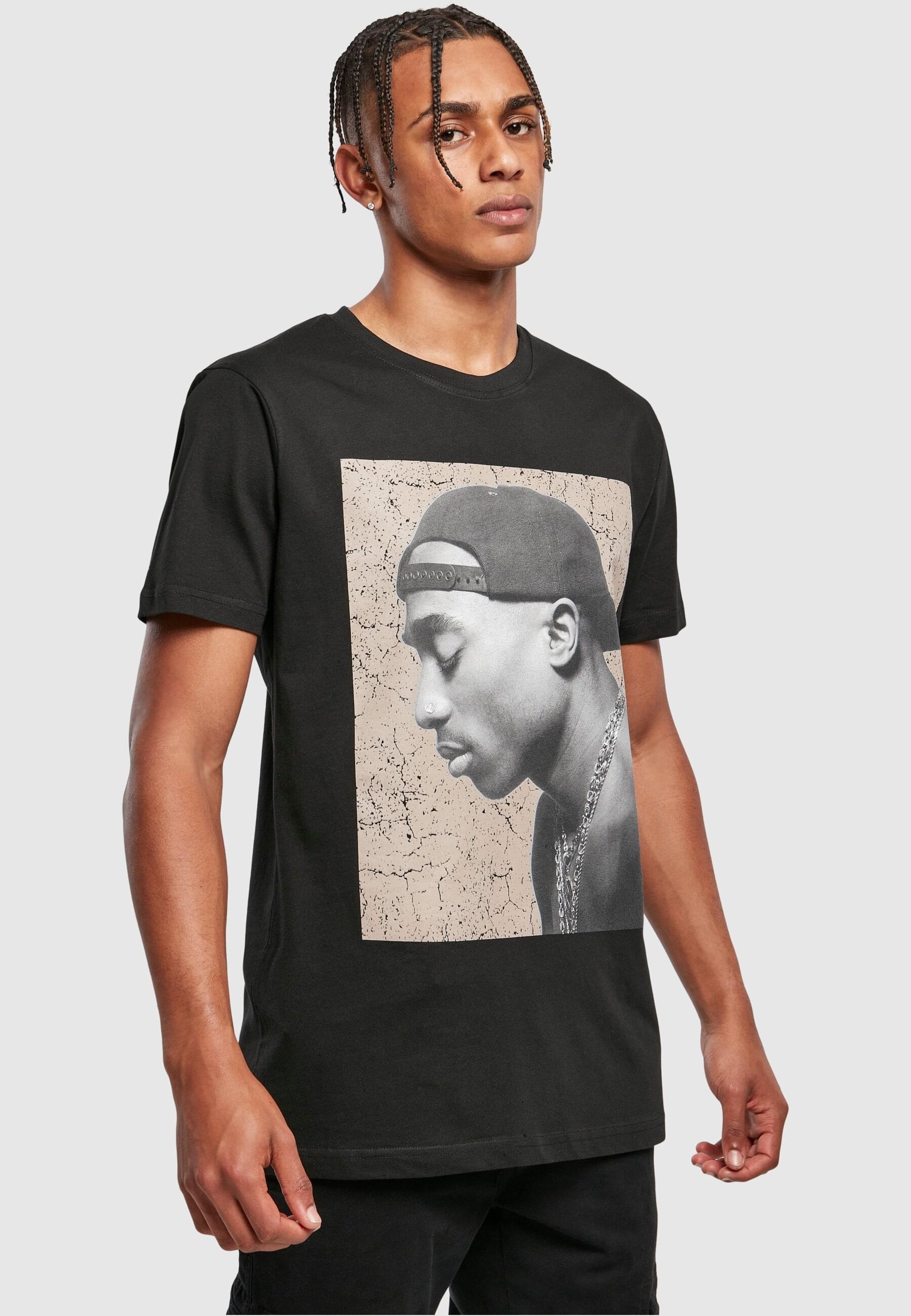 MisterTee T-Shirt »MisterTee Herren Tupac Cracked Background Tee«, (1 tlg.)