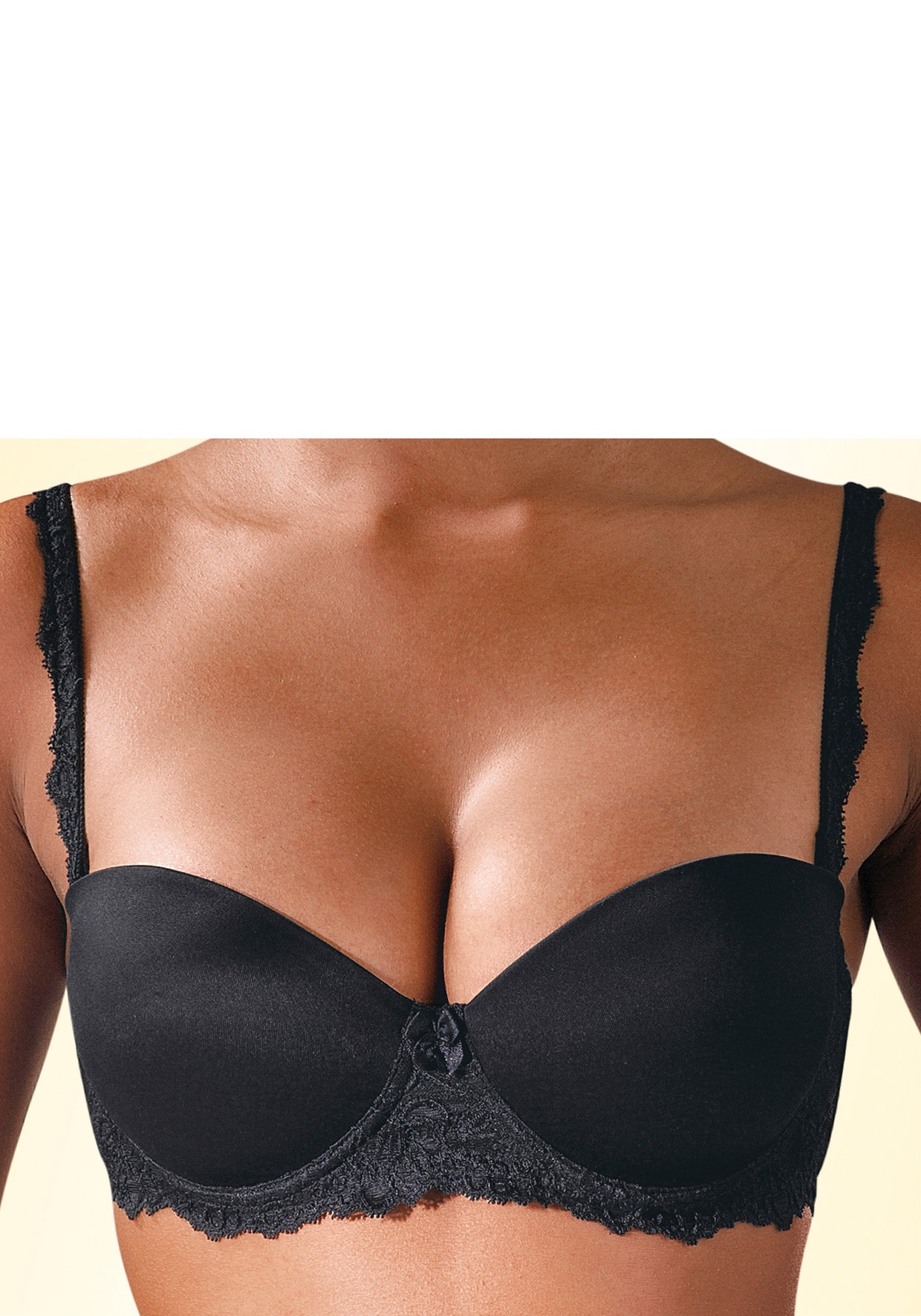 Nuance Schalen-BH, Spitze, Details und | Trägern abnehmbaren BAUR mit online bestellen aus Dessous