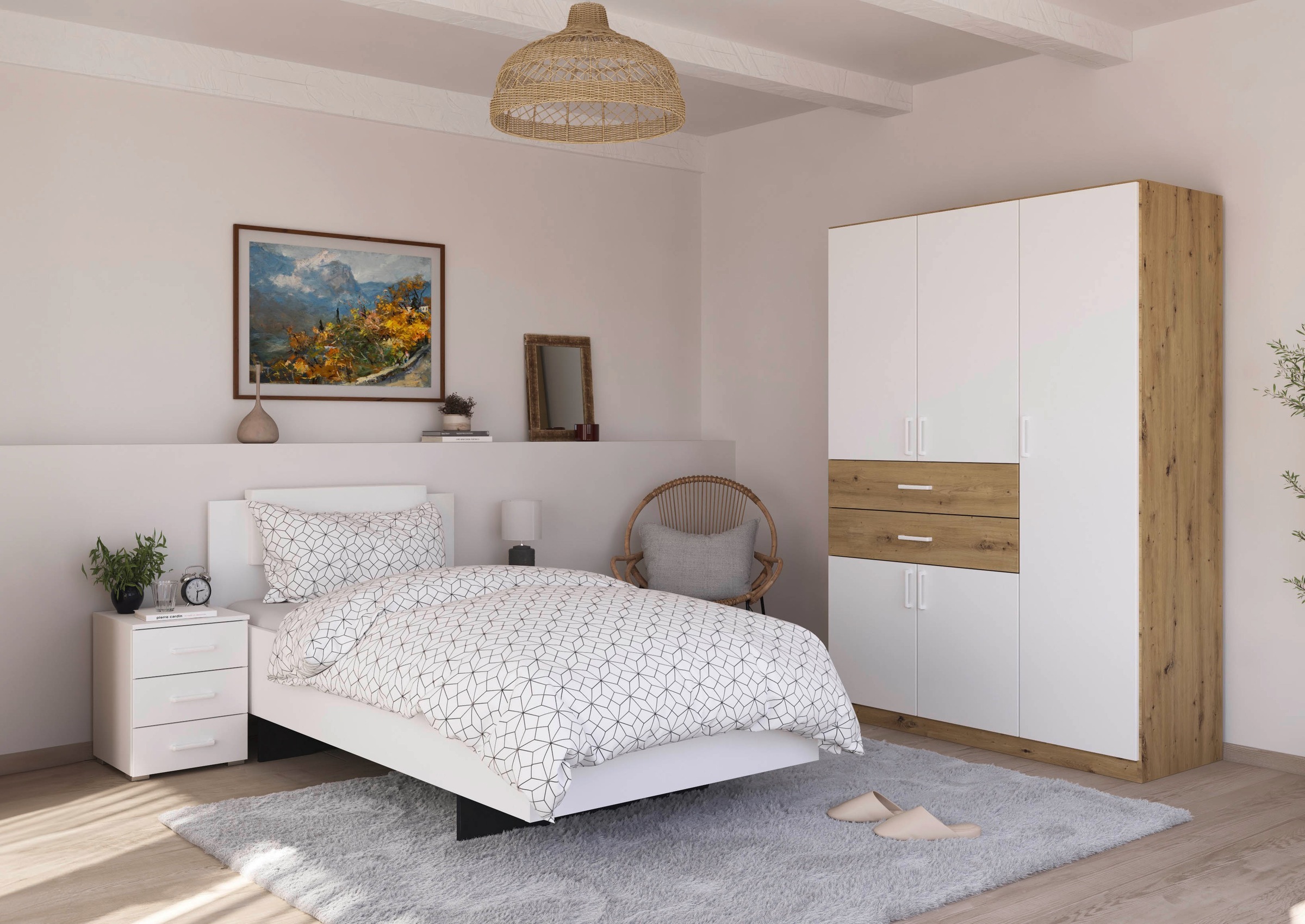 rauch Schlafzimmer-Set "Komplettzimmer Komplettschlafzimmer Schlafzimmer-Se günstig online kaufen